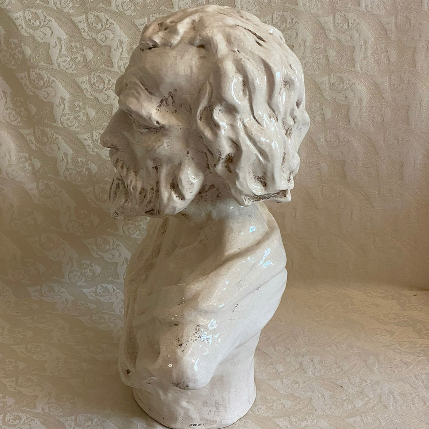 Old Man Bust - Ceramiche Corsini