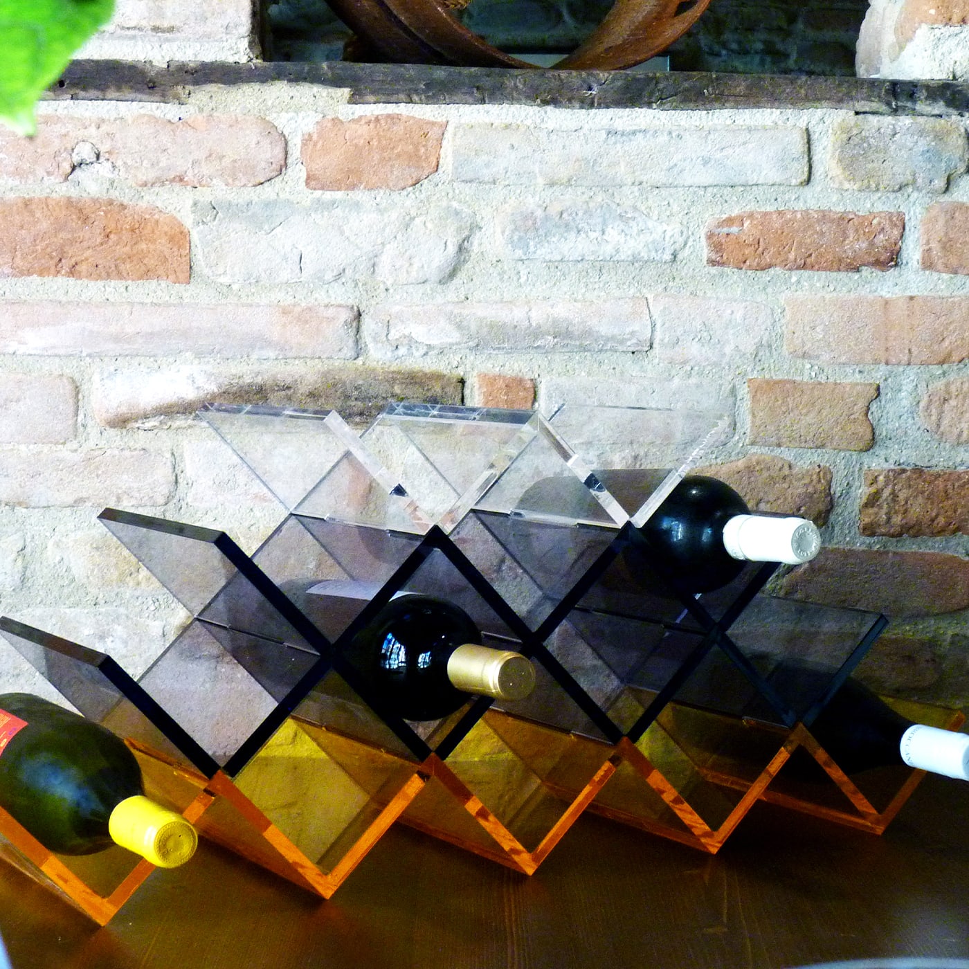 Yellow 2025 wine rack