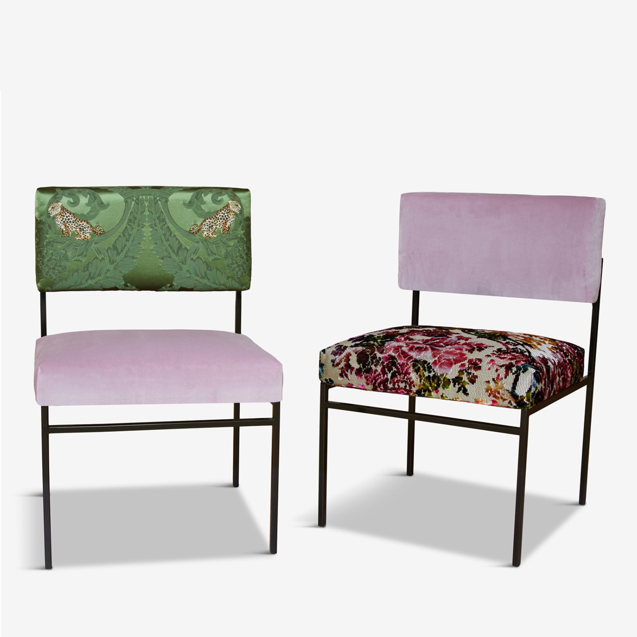 Aurea Pink Jungle Dining Chair - Alternative view 1