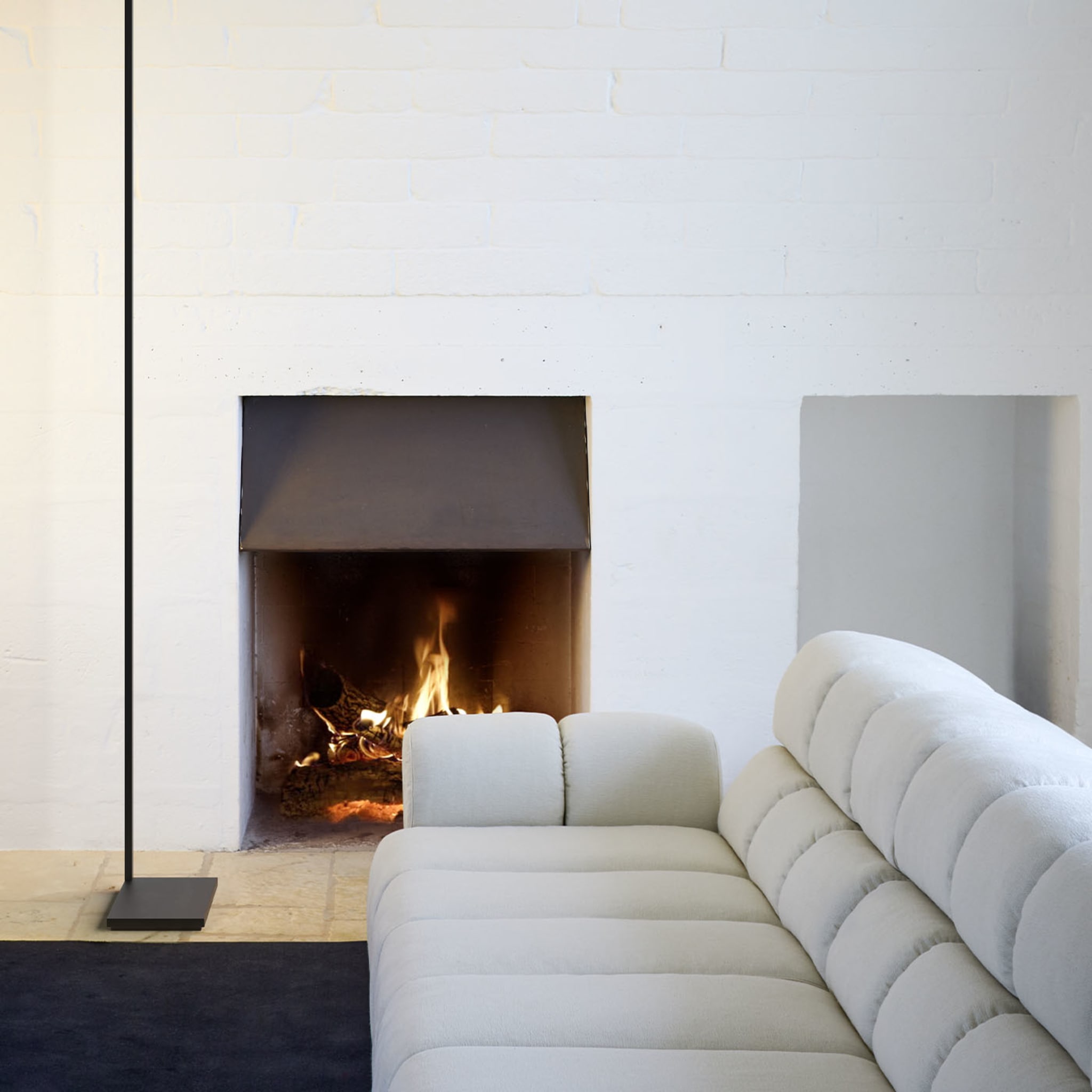 Palmo Modular White Sofa by Emanuel Gargano - Alternative view 4