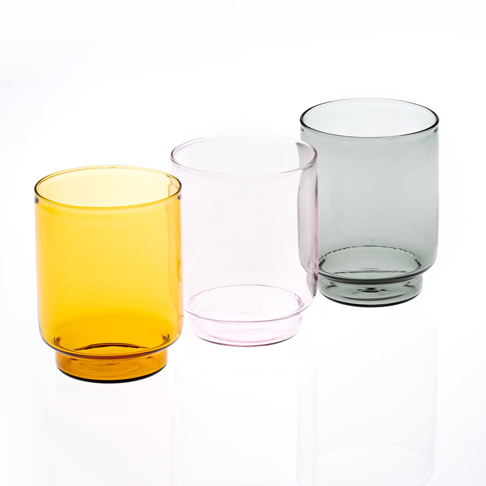 Set Of 4 Dolce Vita Grey Water Glasses - Alternative view 1