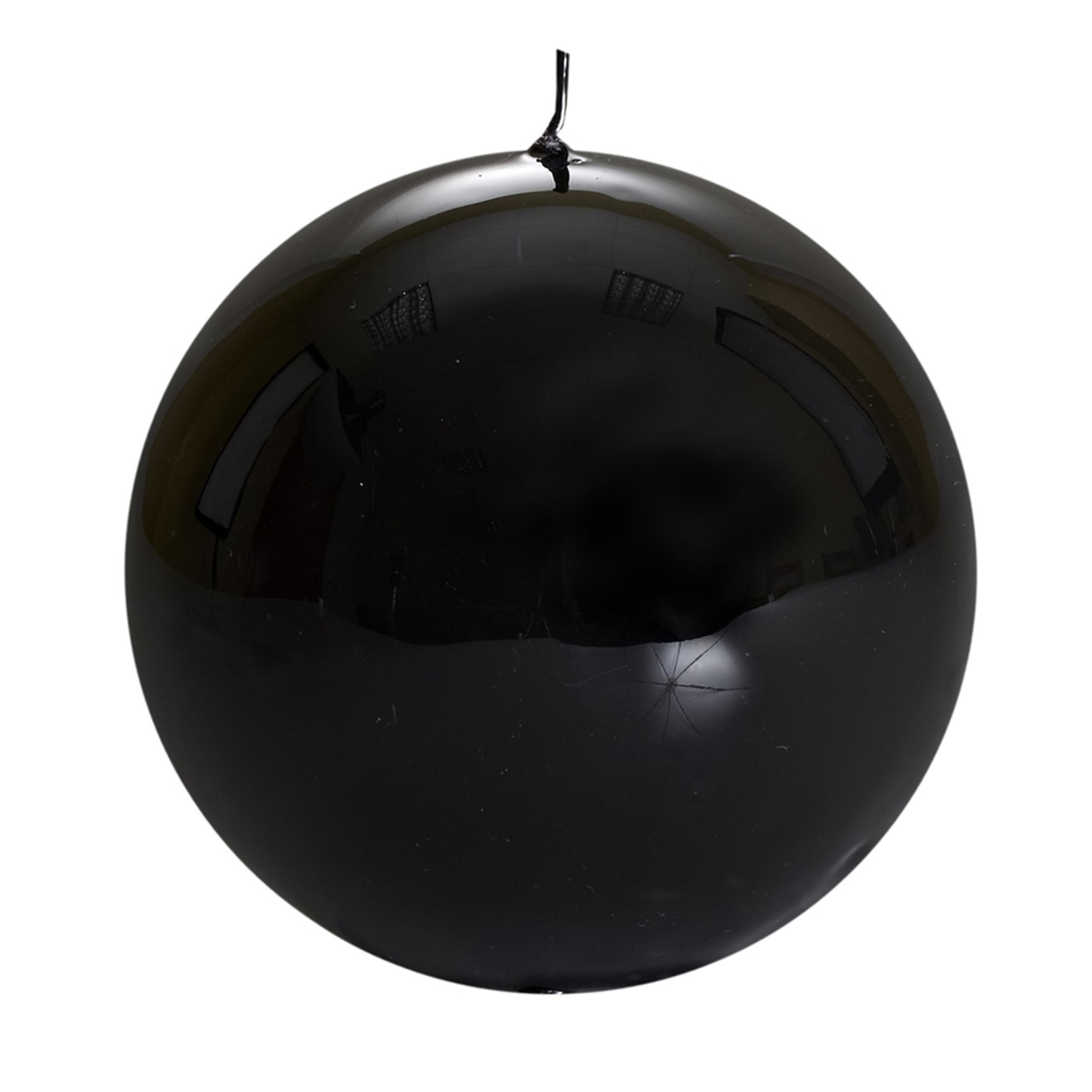 Meloria Piccola Candela sferica nera/d.100 - Vista principale