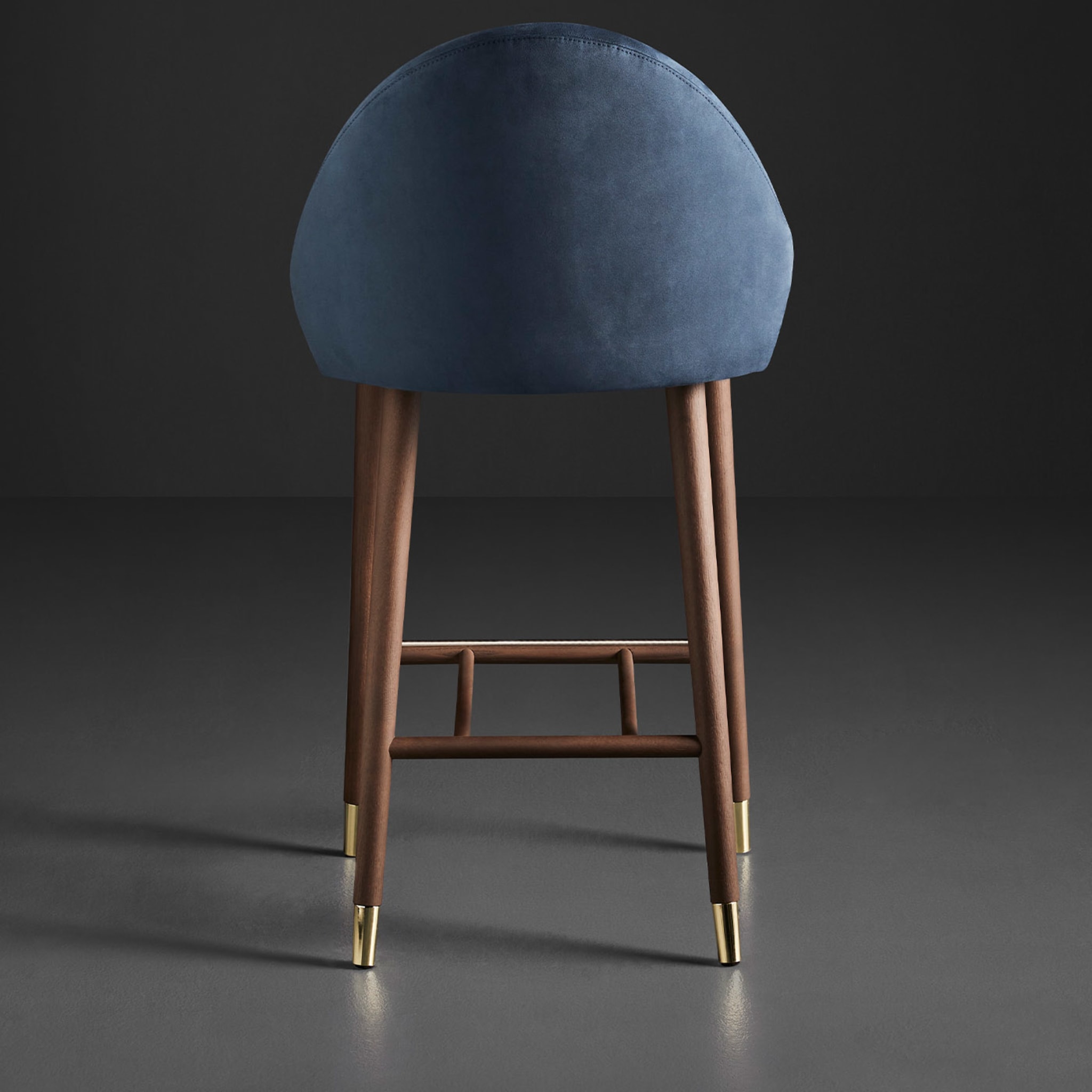 Diana.ss Blue & Brown Stool by W. Colico - Alternative view 2