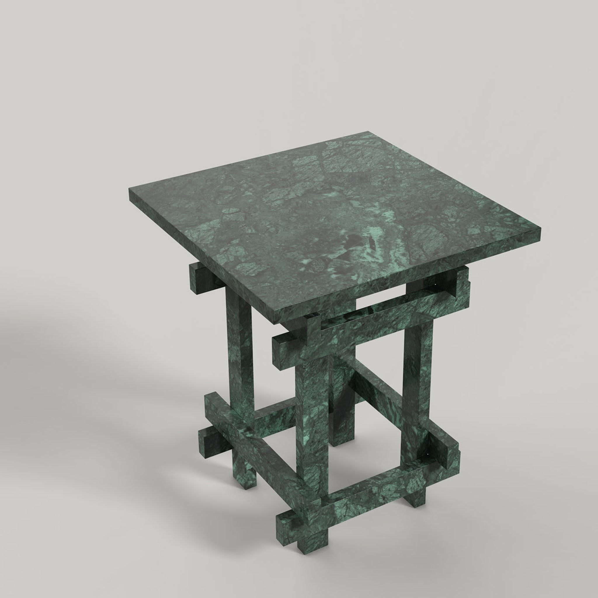 Paranoid V1 Side Table in Guatemala Marble #3 - Alternative view 3