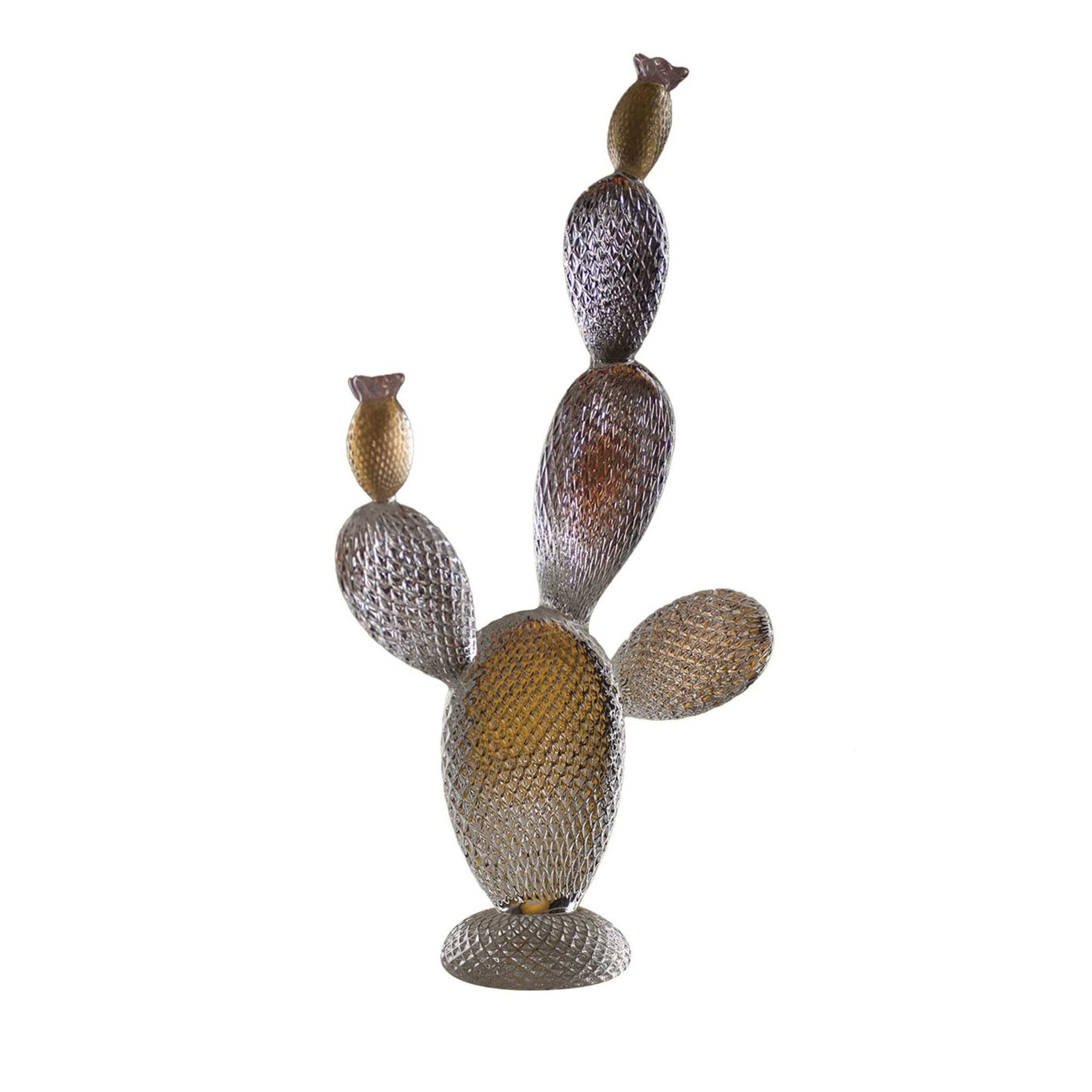 Escultura de cactus gigante transparente - Vista principal