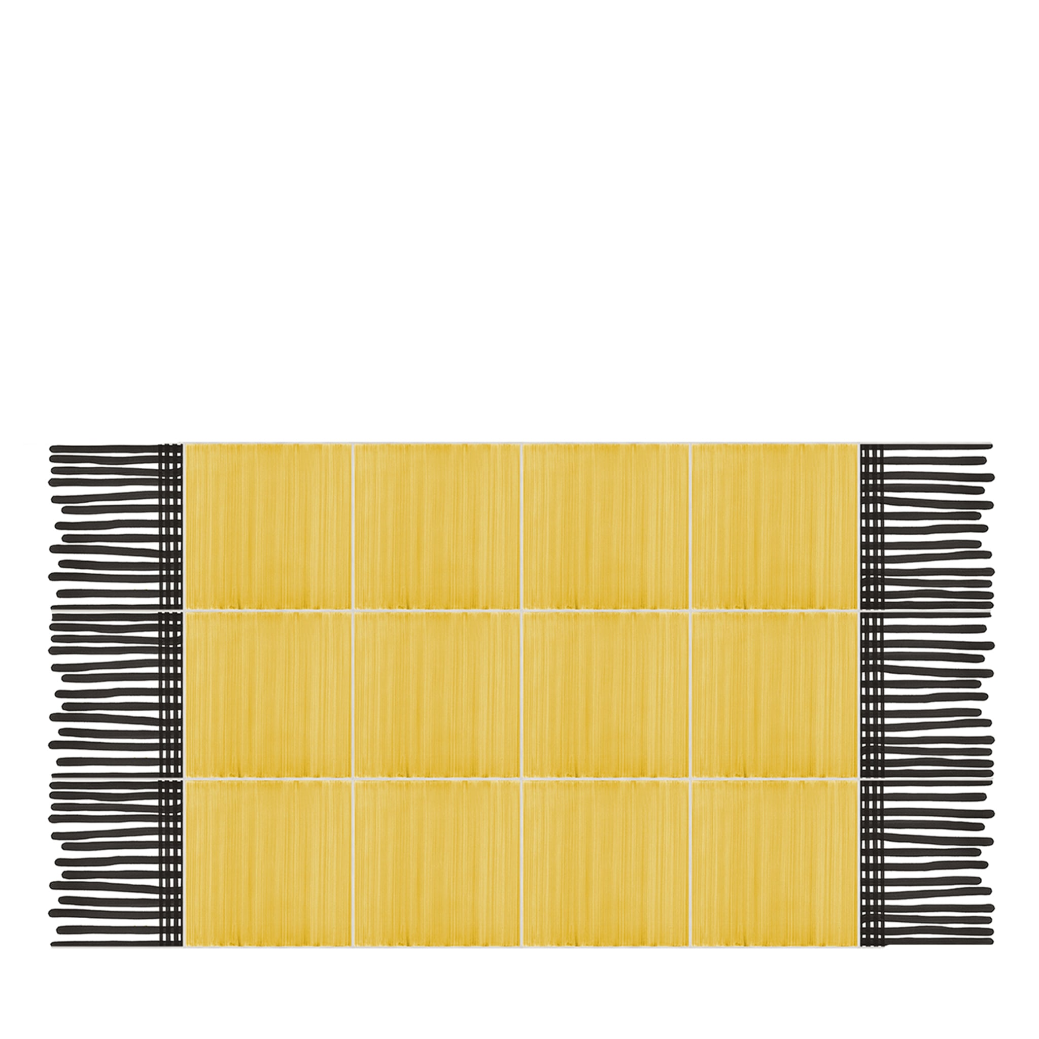 Teppich Total Gelb Keramische Komposition von Giuliano Andrea dell'Uva 120 X 60 - Hauptansicht