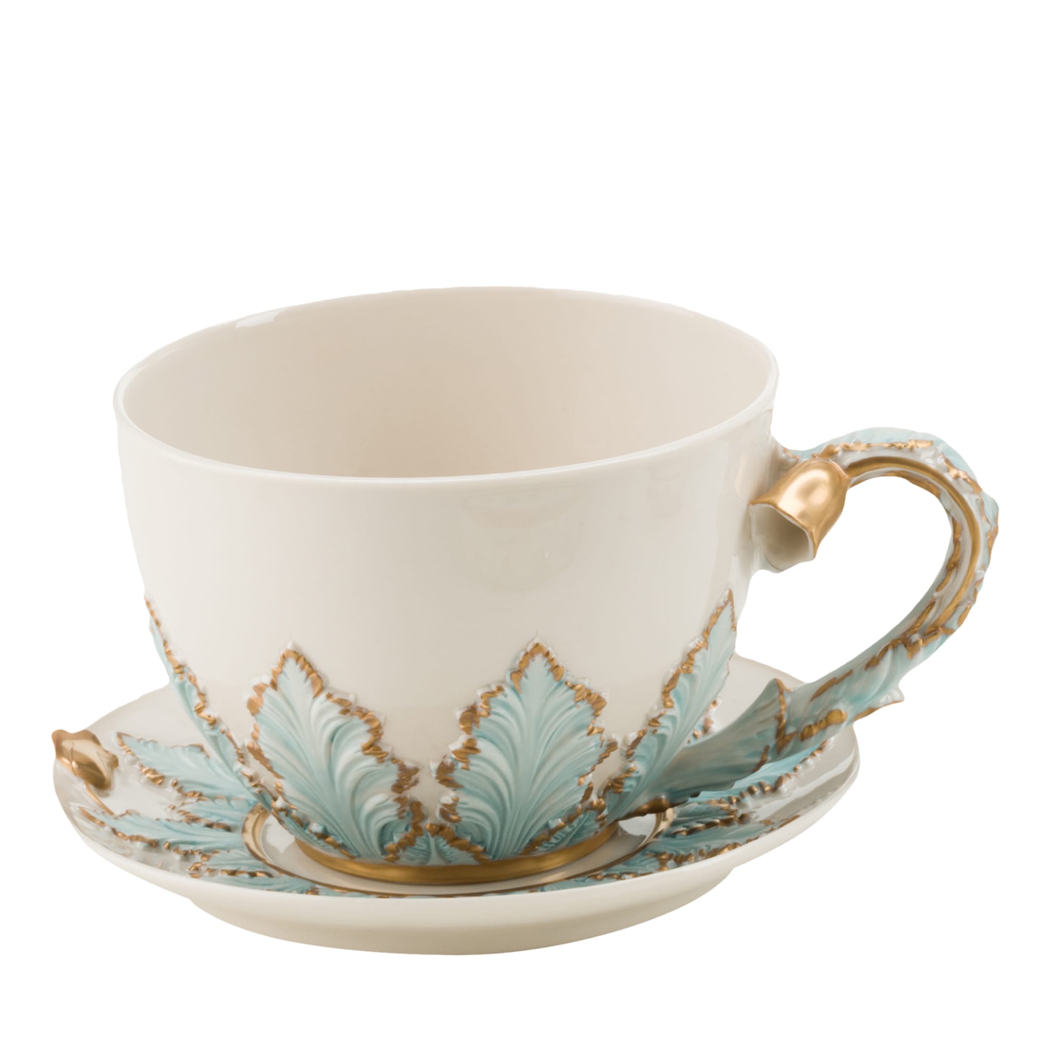 Leaves Tea Cup & Saucer - Main view
