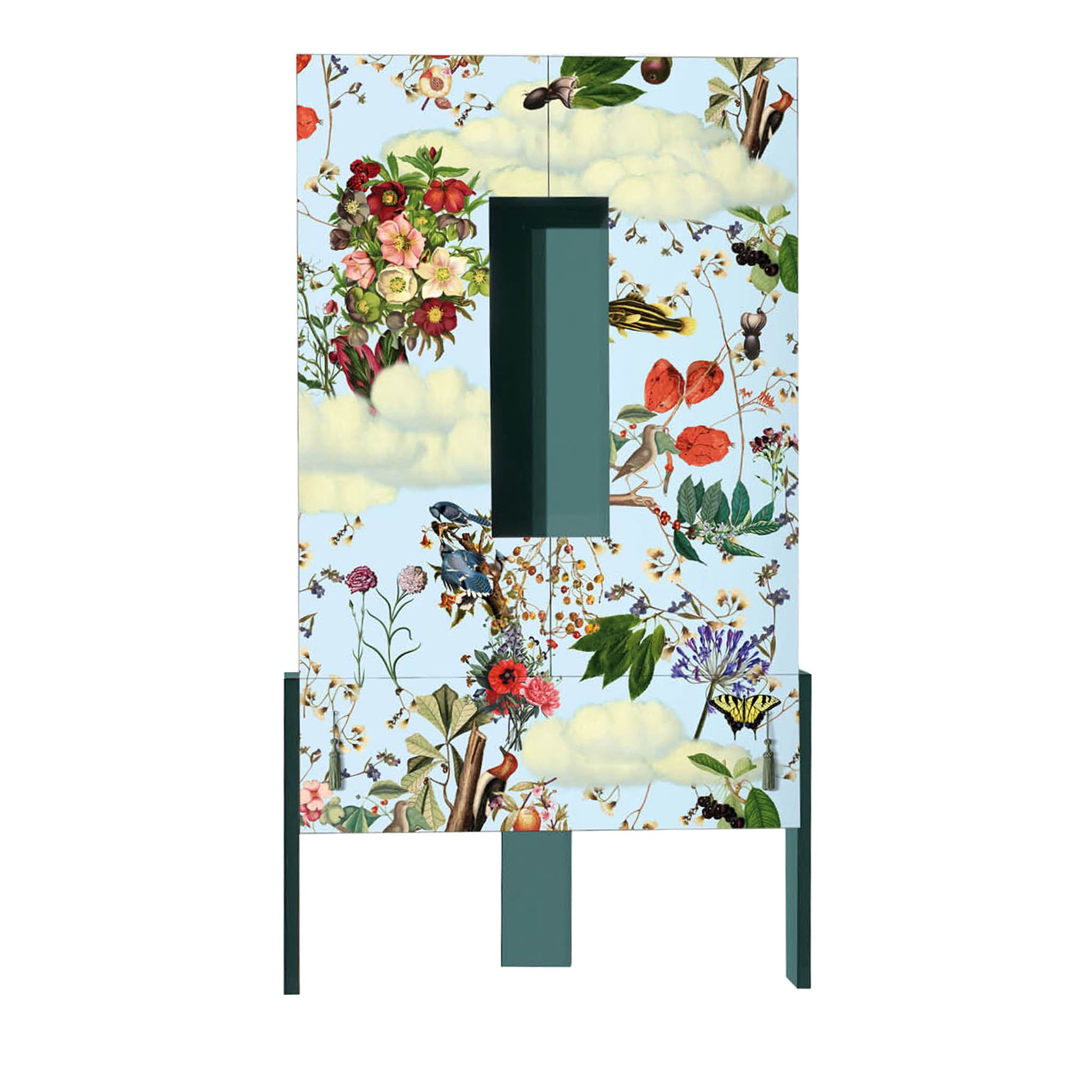 Armoire polychrome à fleurs Ziqqurat par Driade Lab #1 - Vue principale