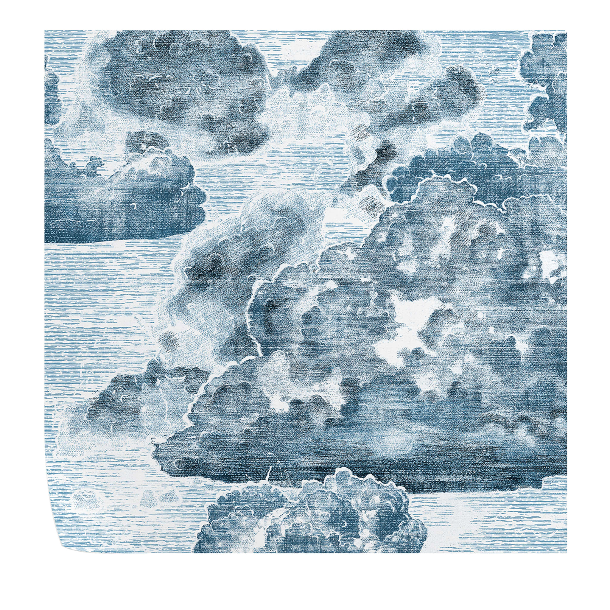 Papier peint nuage style vintage - Vue principale