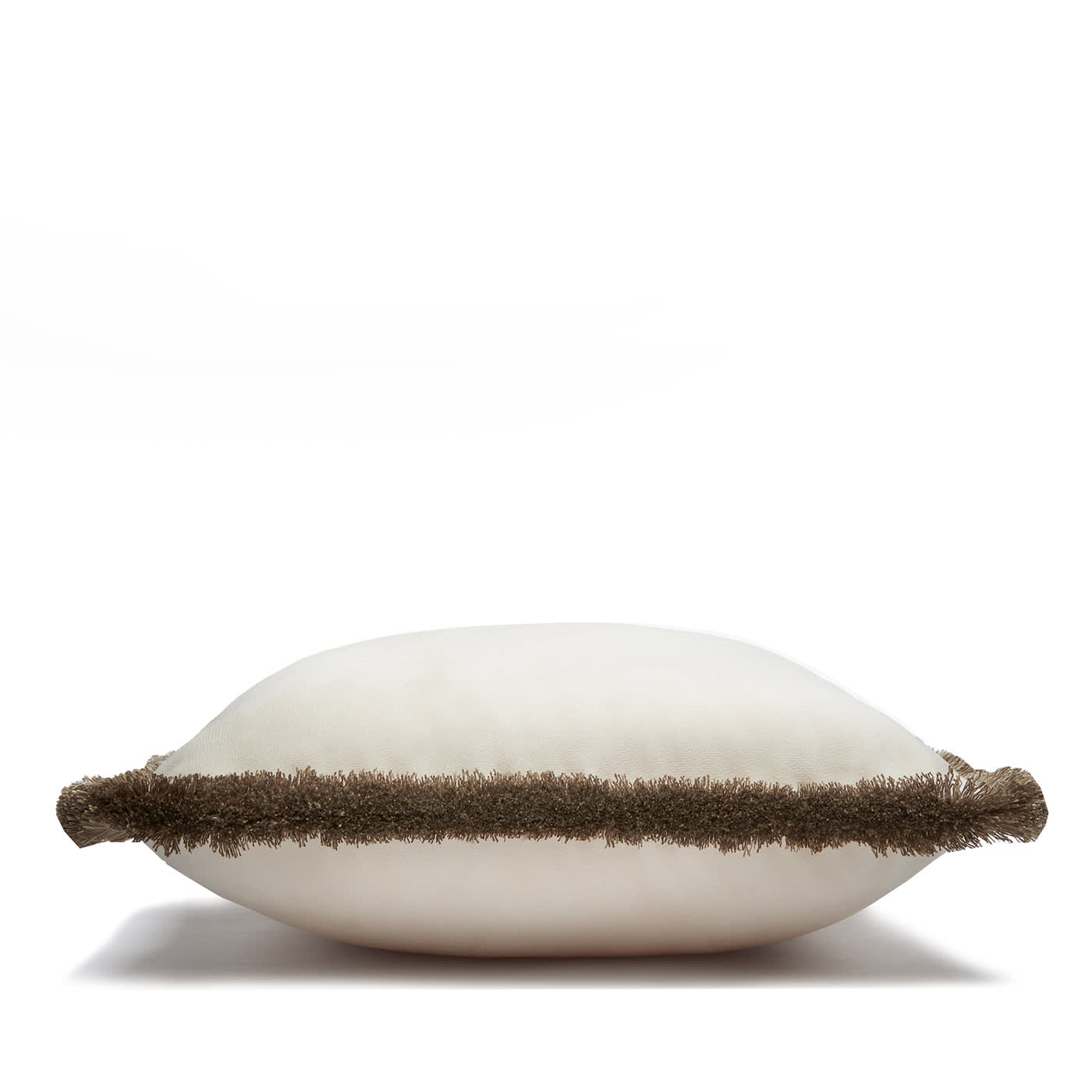 Sahara Velvet White Happy Cushion - LO Decor