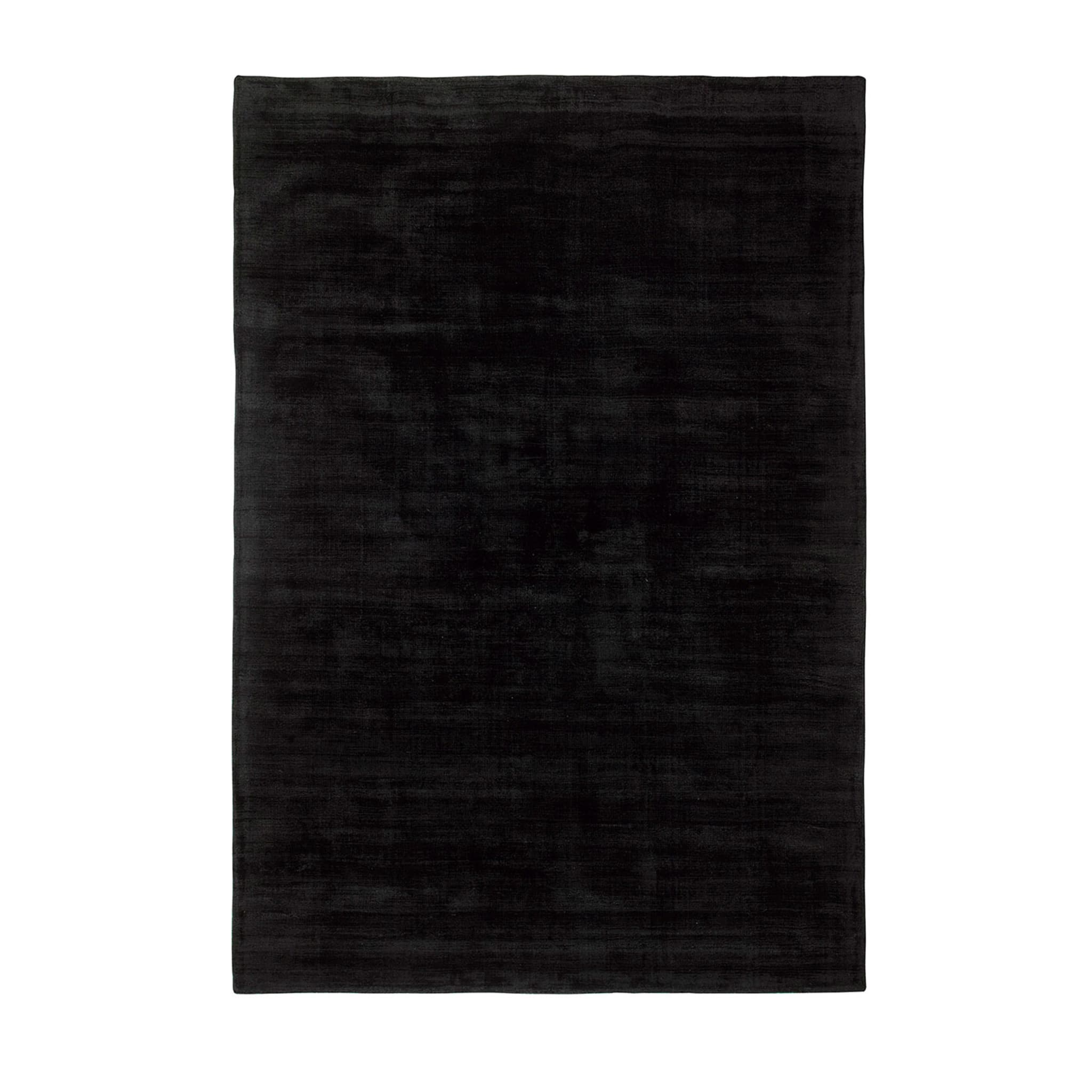 Trendiger glänzender schwarzer Teppich - Hauptansicht