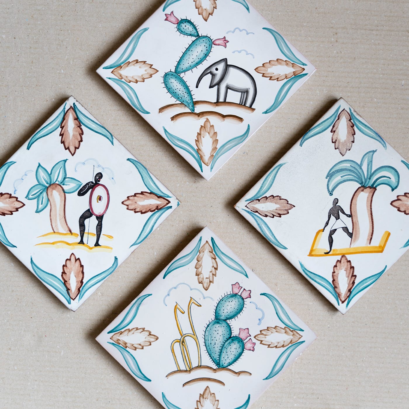 Africa Palma Square Tile - Ceramica Stingo