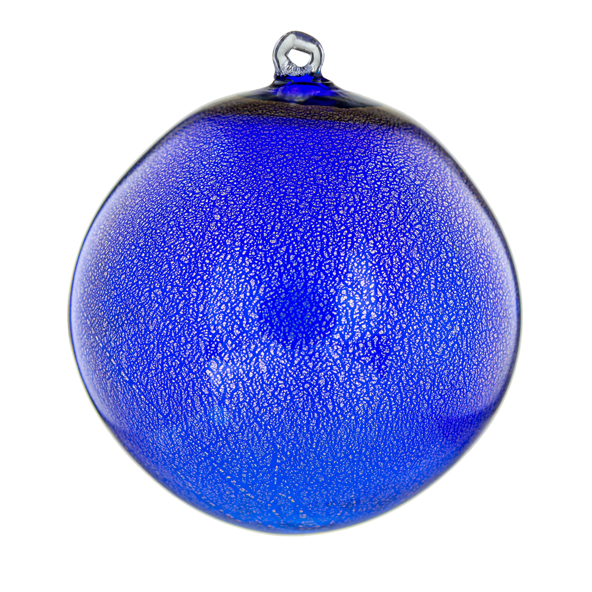 Set of 2 Blue Christmas Glass Balls - Main view