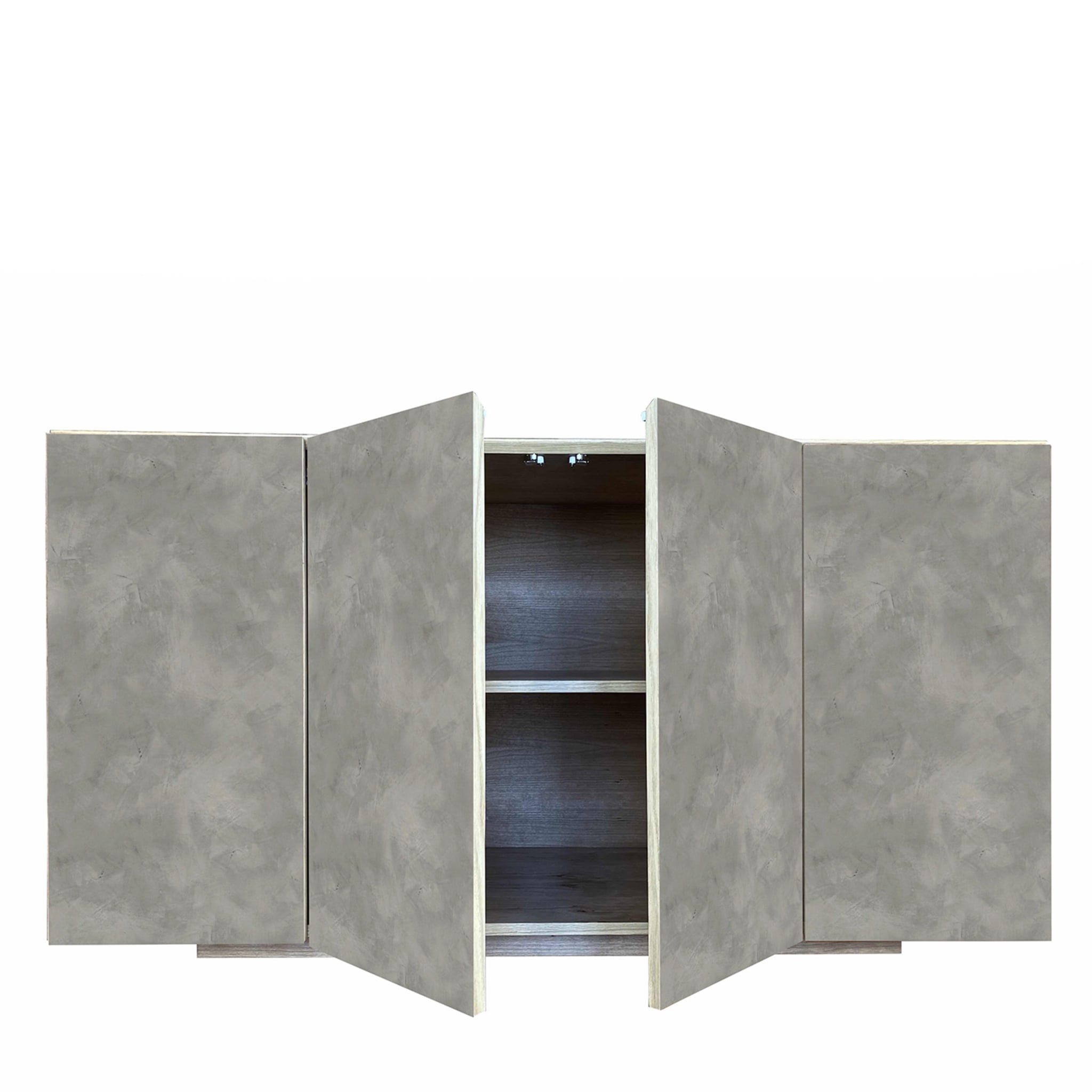 Boccadarno Otto Sideboard 4 portes gris par Meccani Studio - Vue alternative 5
