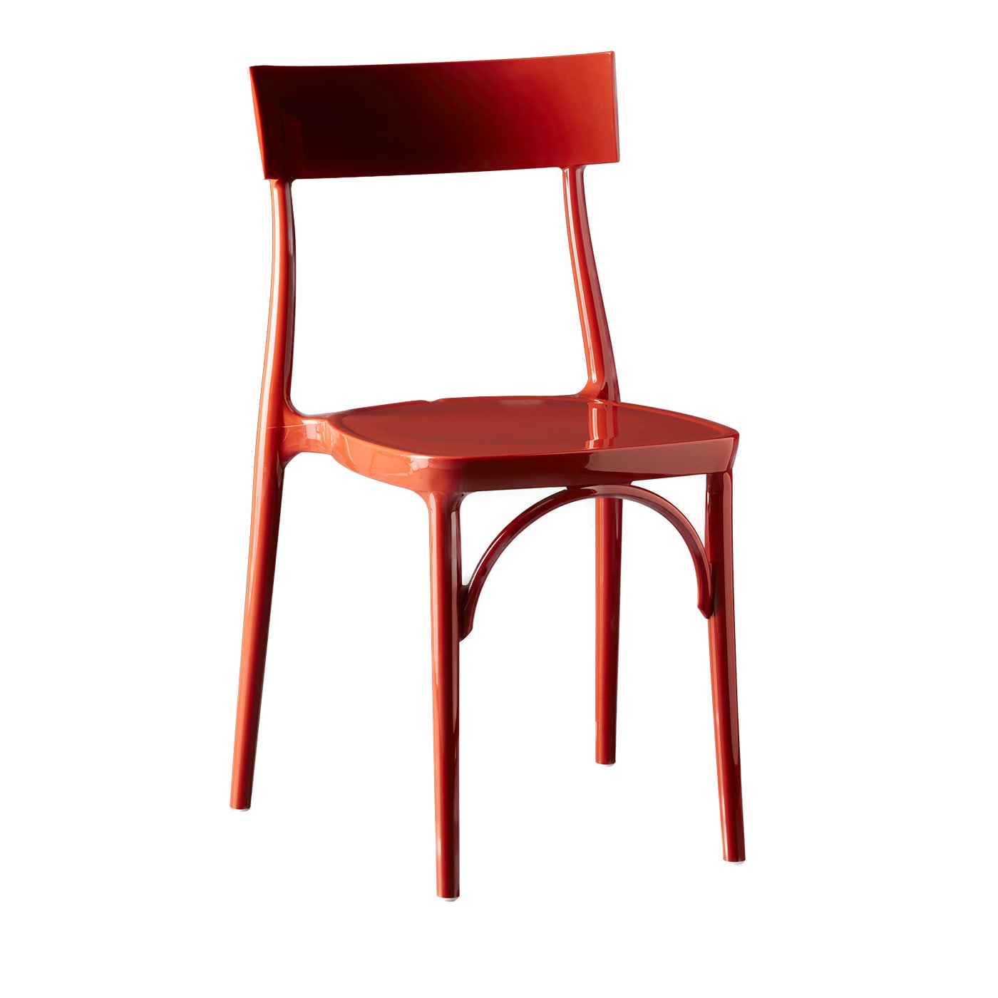 Set of 2 Milano 2015 Rust-Orange Chairs - Colico