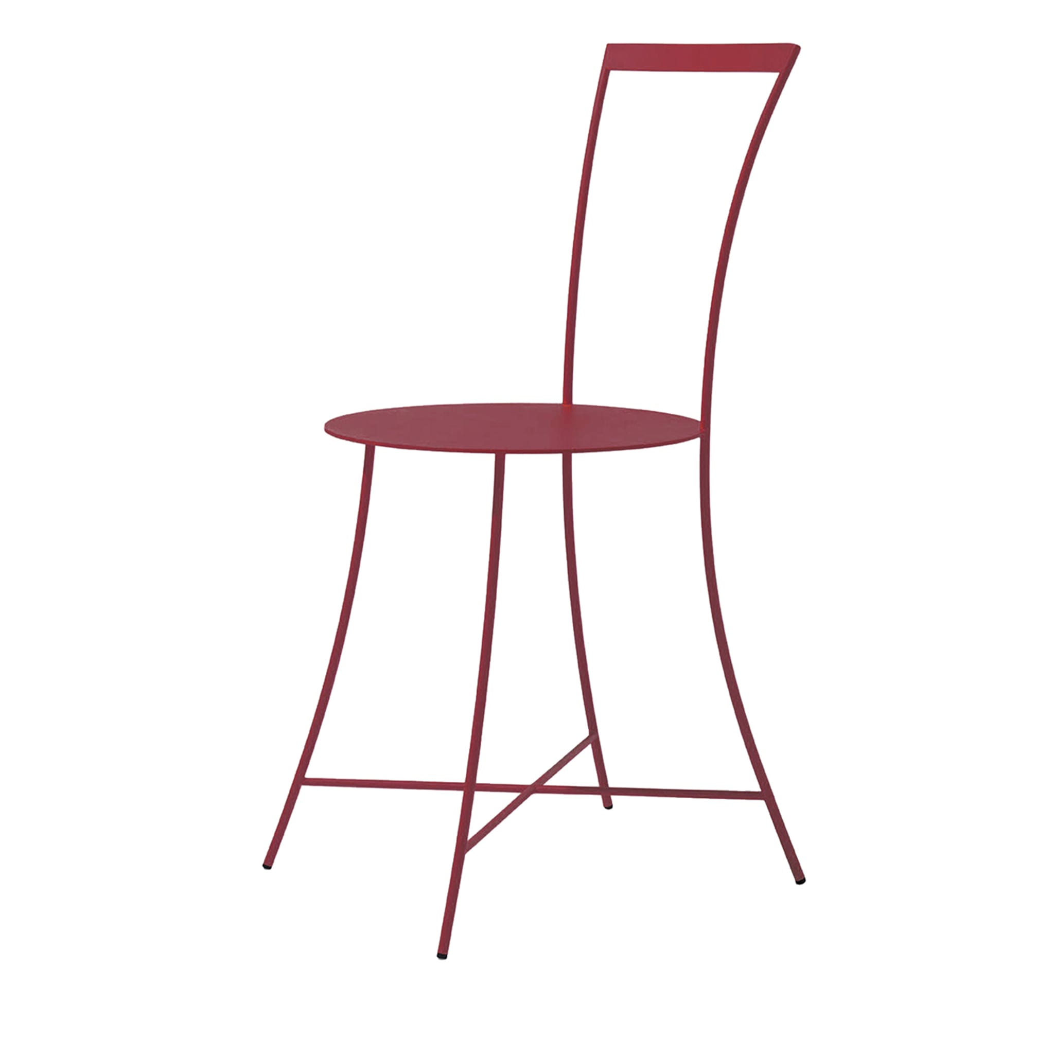 Roter Stuhl Irma von Mario Scairato - Hauptansicht