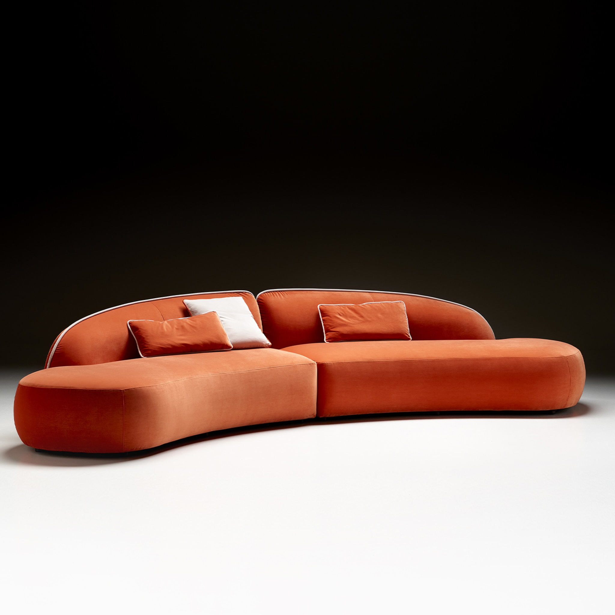Erasmo Orange Sofa - Alternative view 1