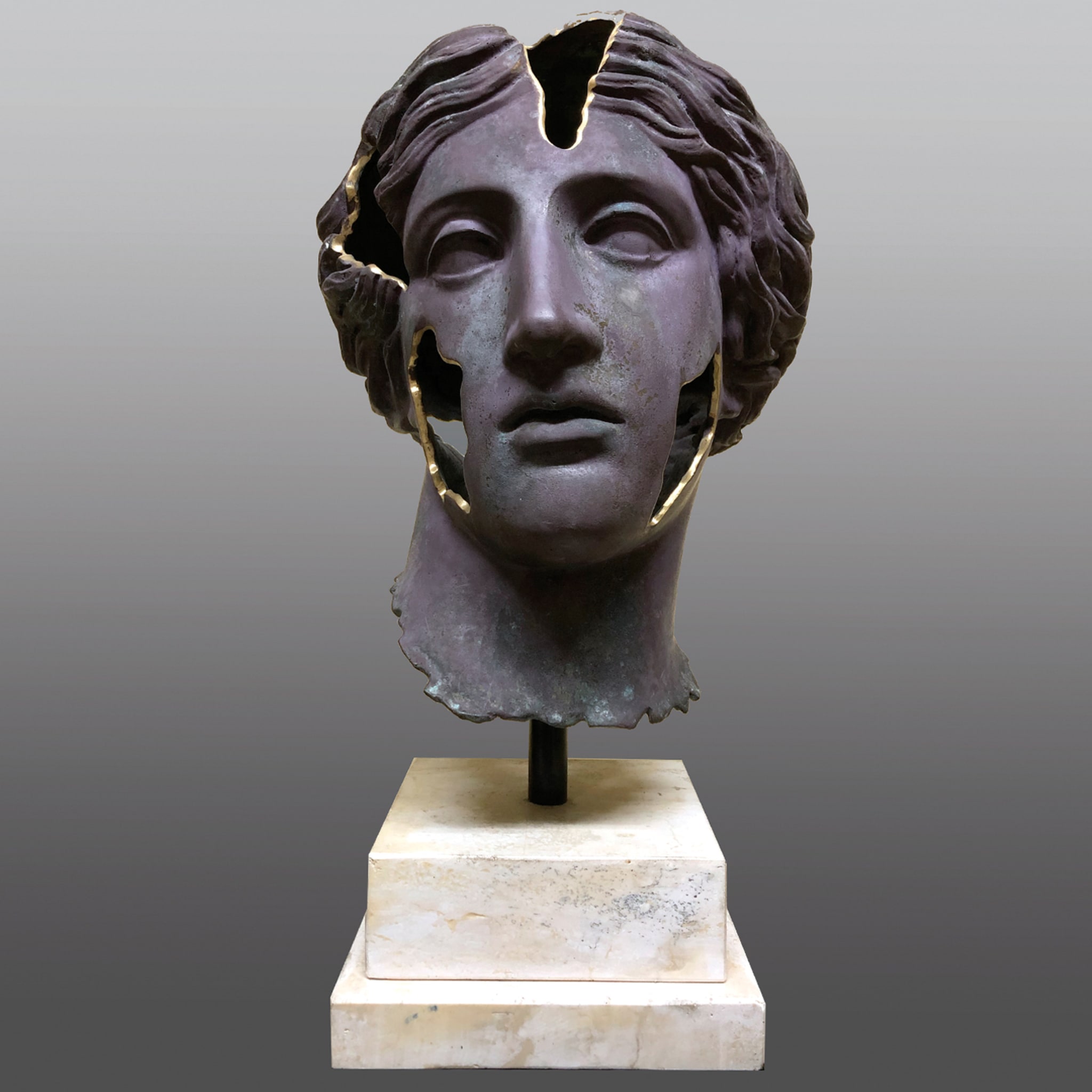 Testa di Venere Fragmentary Head Sculpture - Alternative view 1