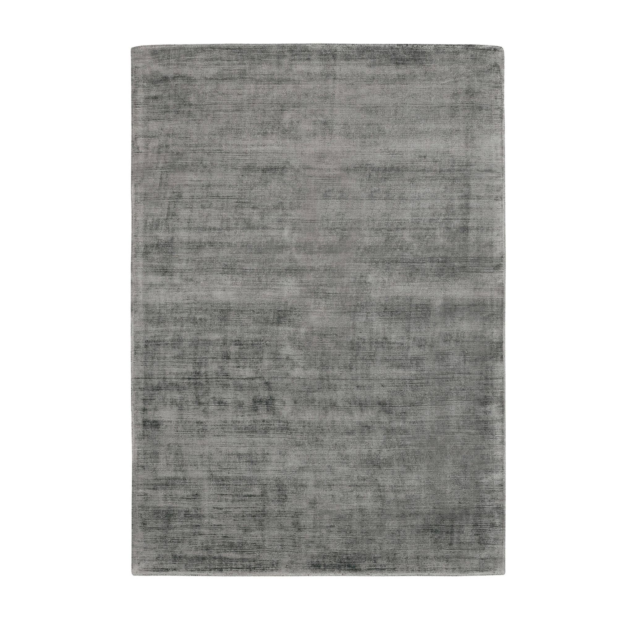 Trendiger glänzender grauer Teppich - Hauptansicht