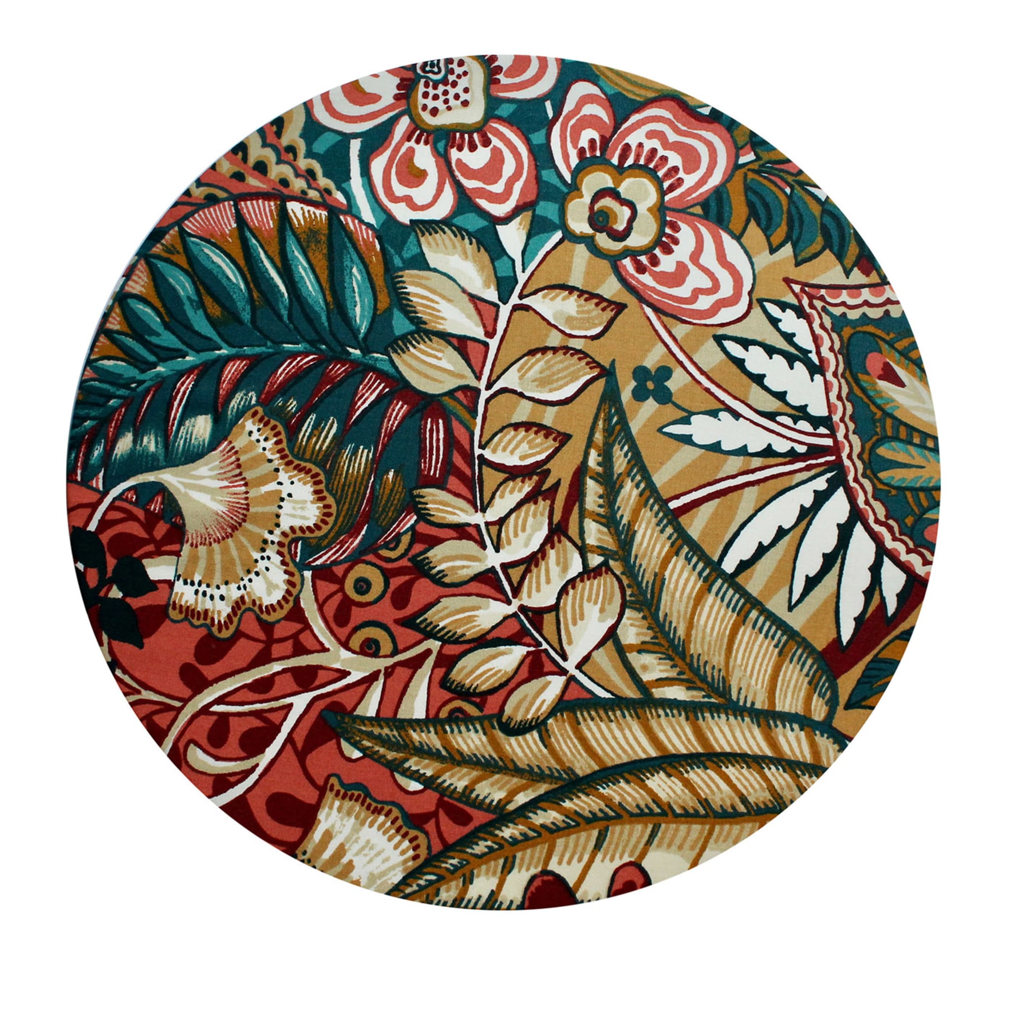 Cuffiette Floral Round Polychrome Placemat #2 - Main view
