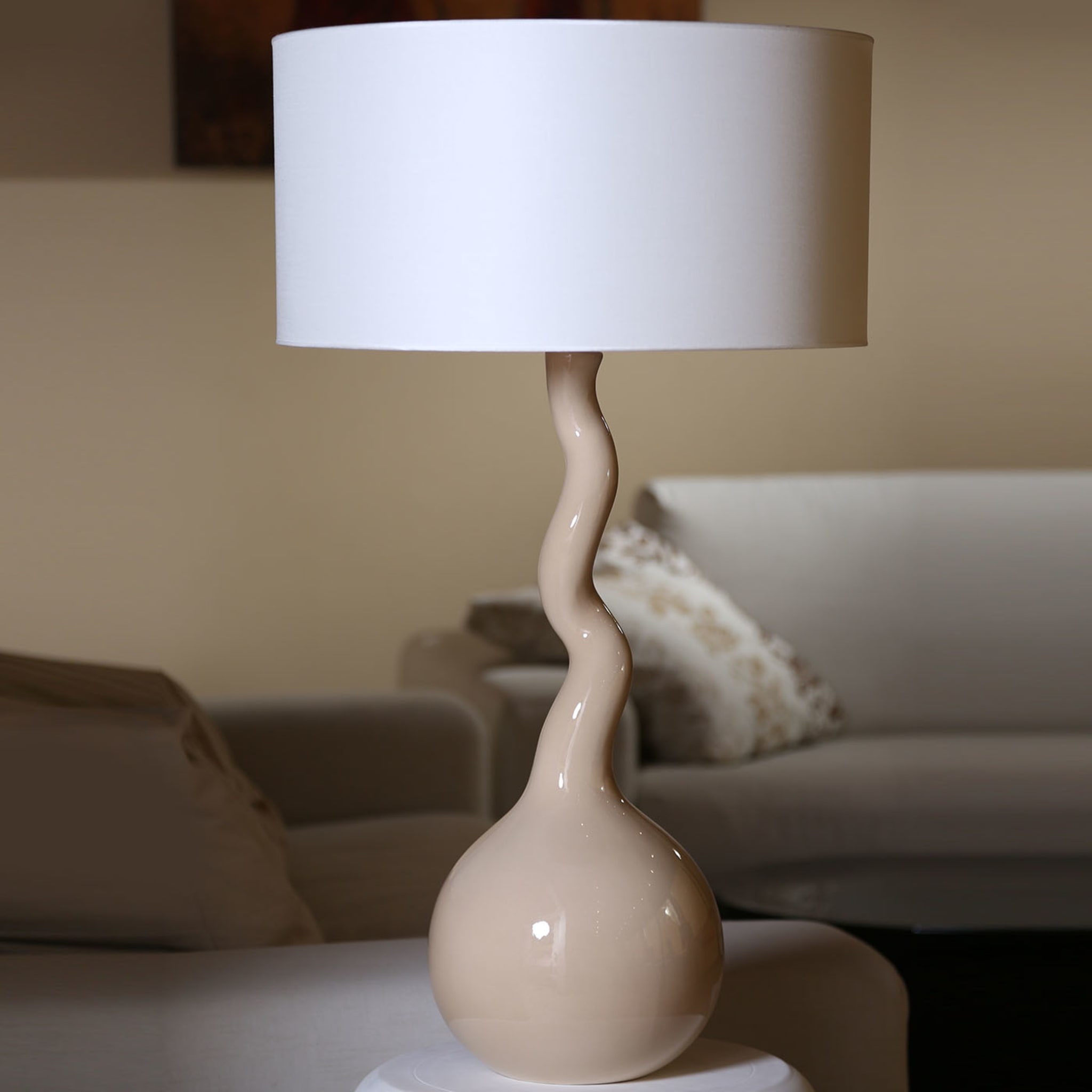 Enea Taupe Table Lamp - Alternative view 1