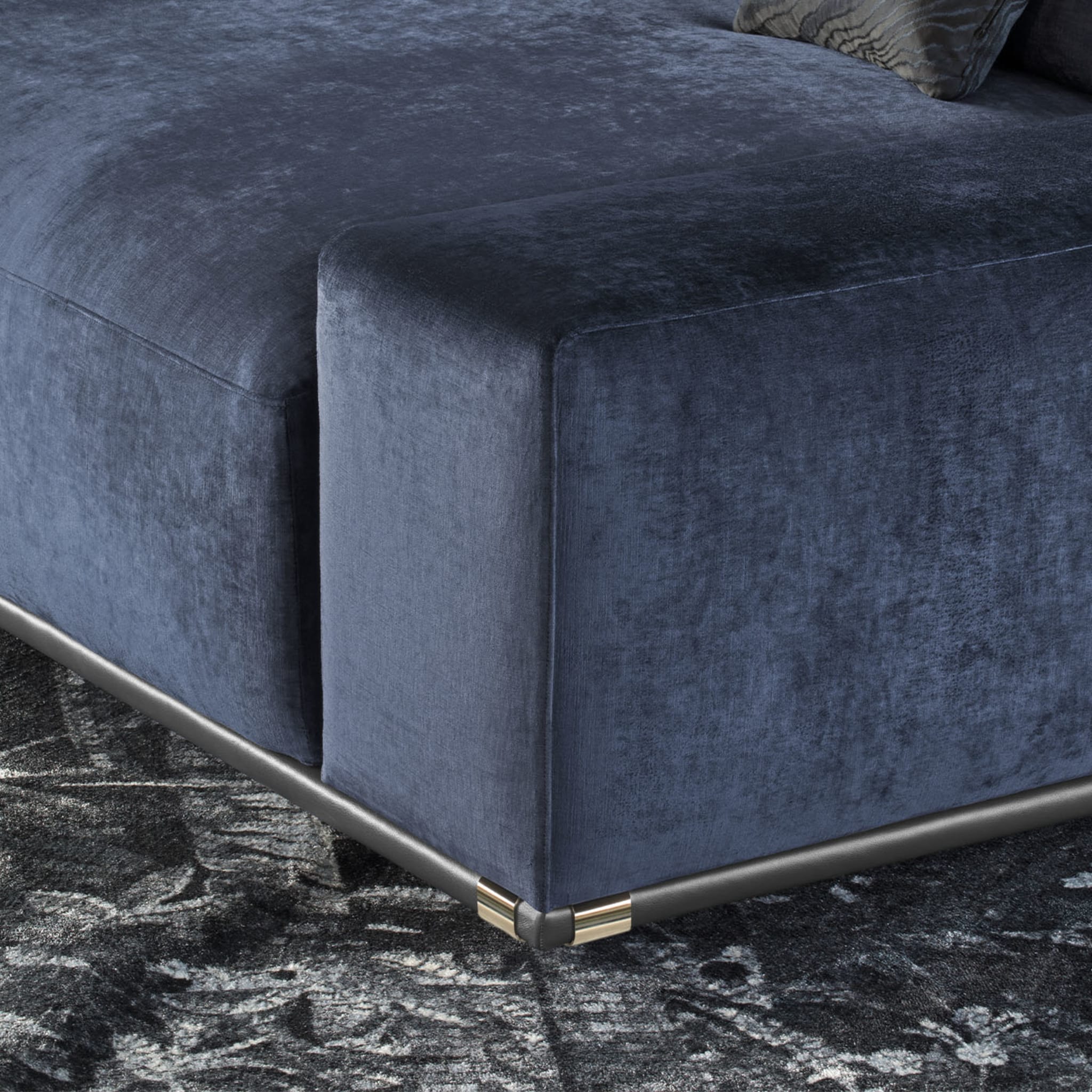 Zeno Modular Blue Sofa #2 - Alternative view 1