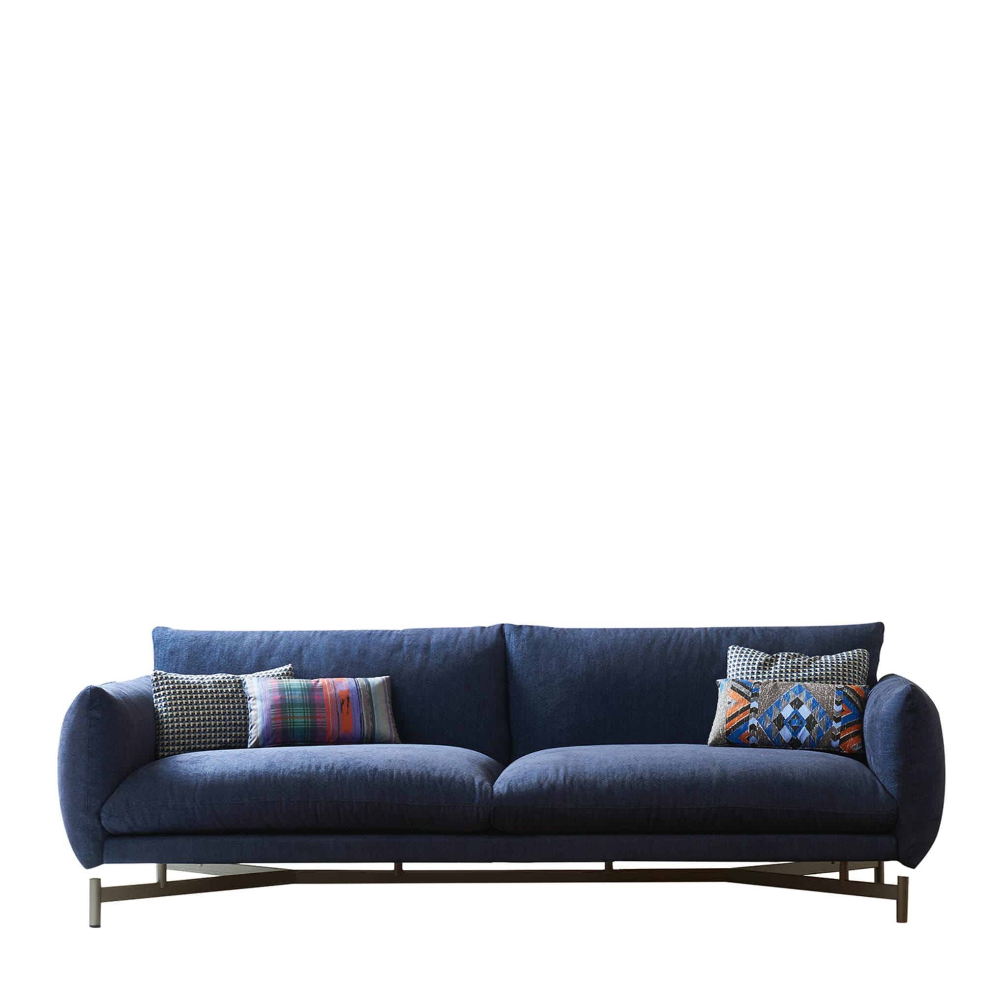Koa Blue Sofa by Angeletti Ruzza - Main view