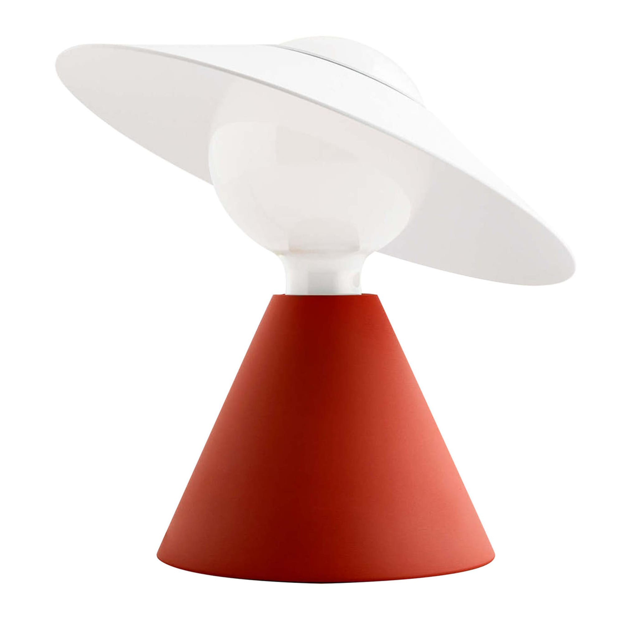 Lámpara de mesa roja Fante - Vista principal