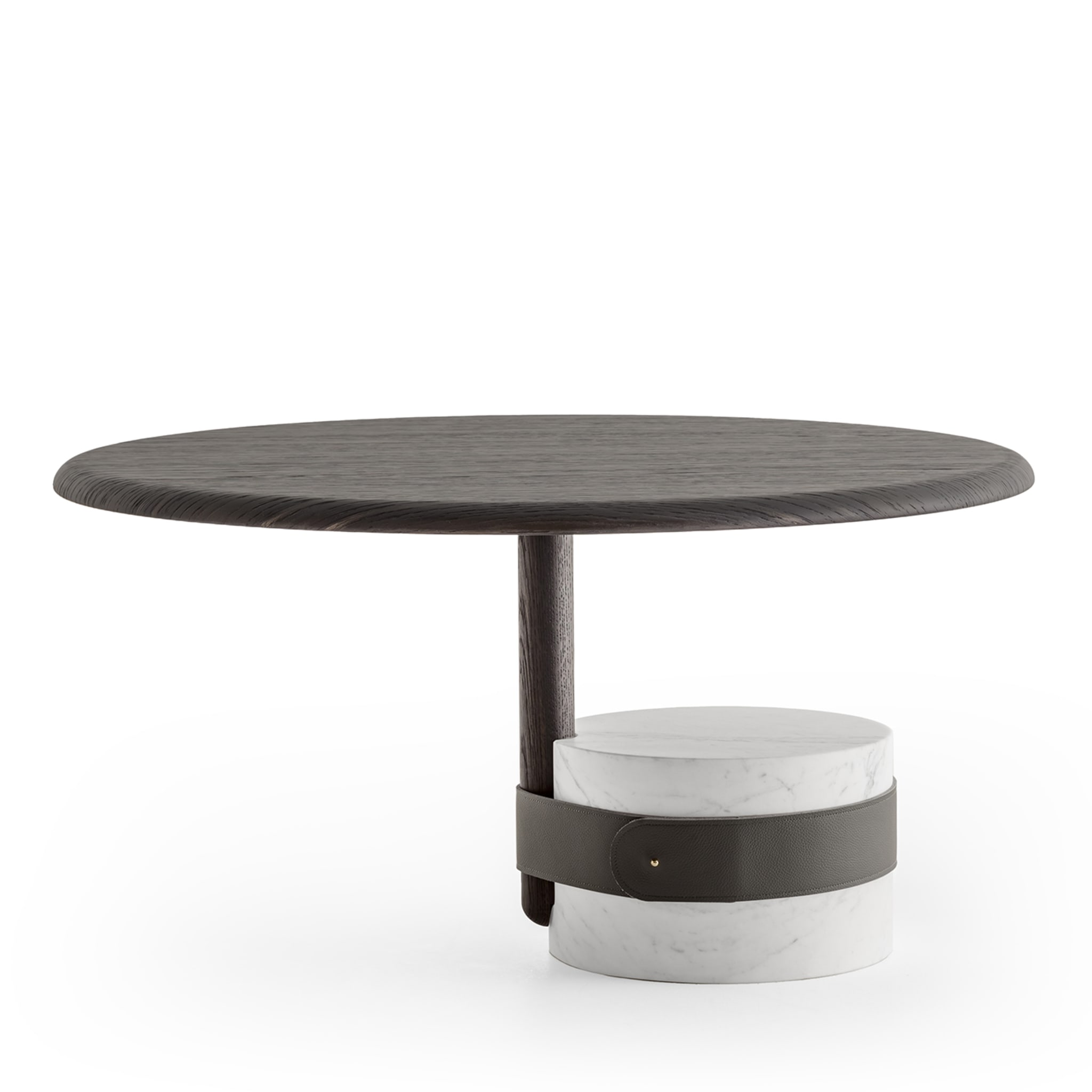 Champignon Small Carrara & Oak Coffee Table - Alternative view 1