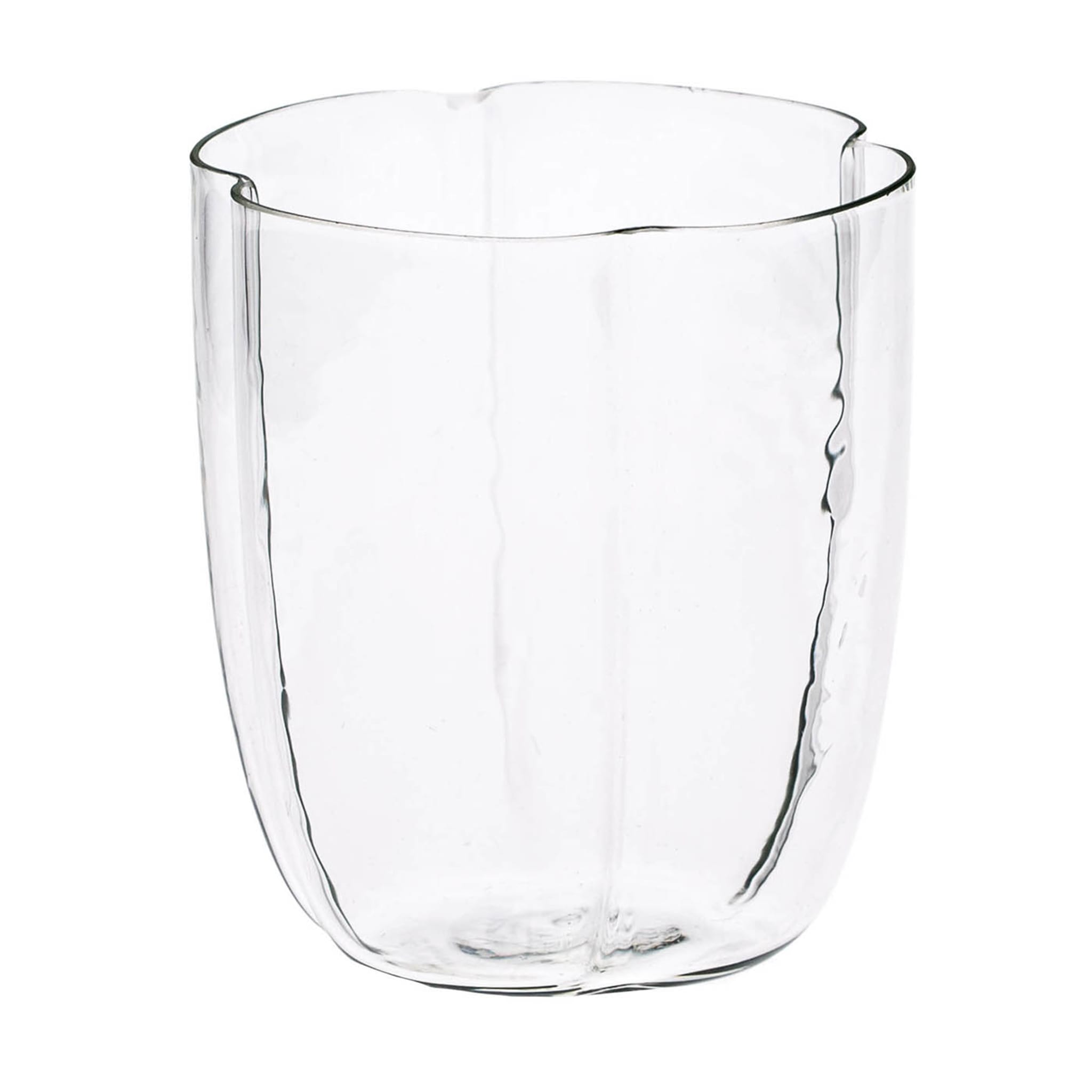 Set Of 4 Transparent Petal Water Glasses - Main view