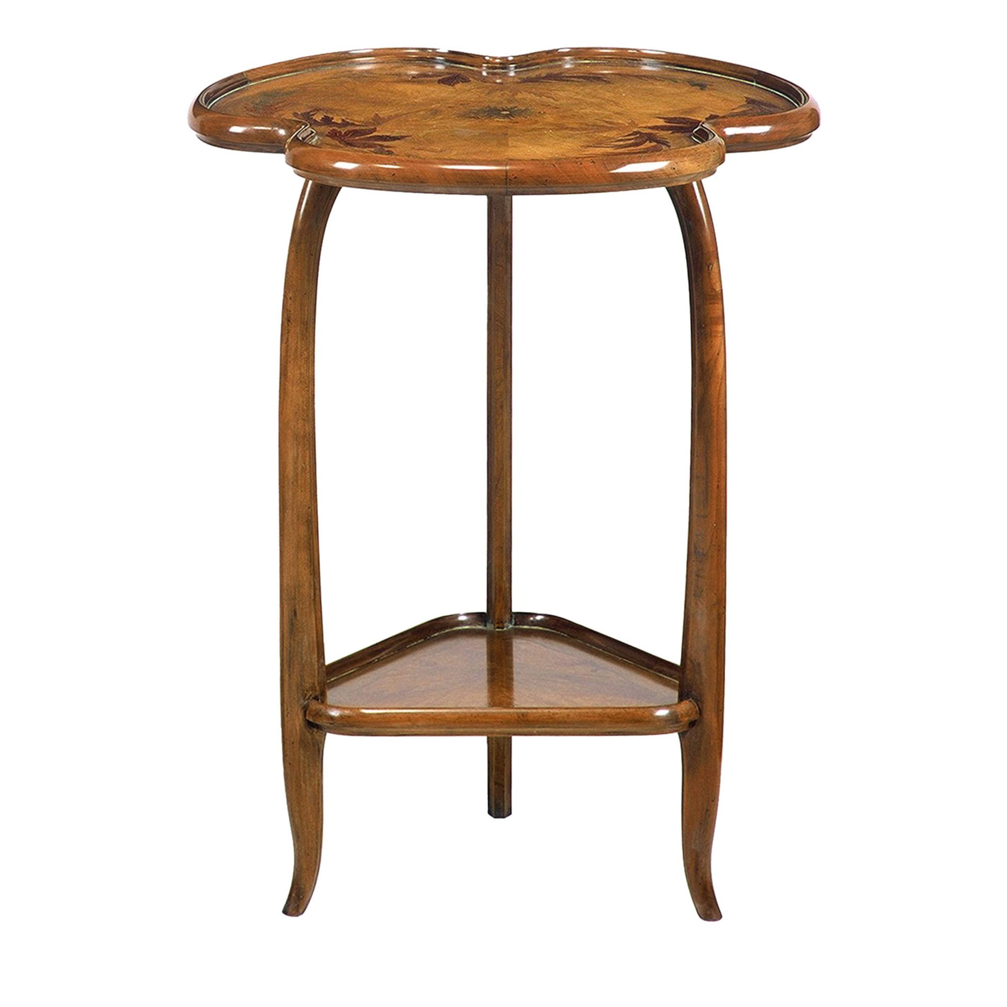 French Art Nouveau-Style Clover Side Table by Emile Gallè - Main view
