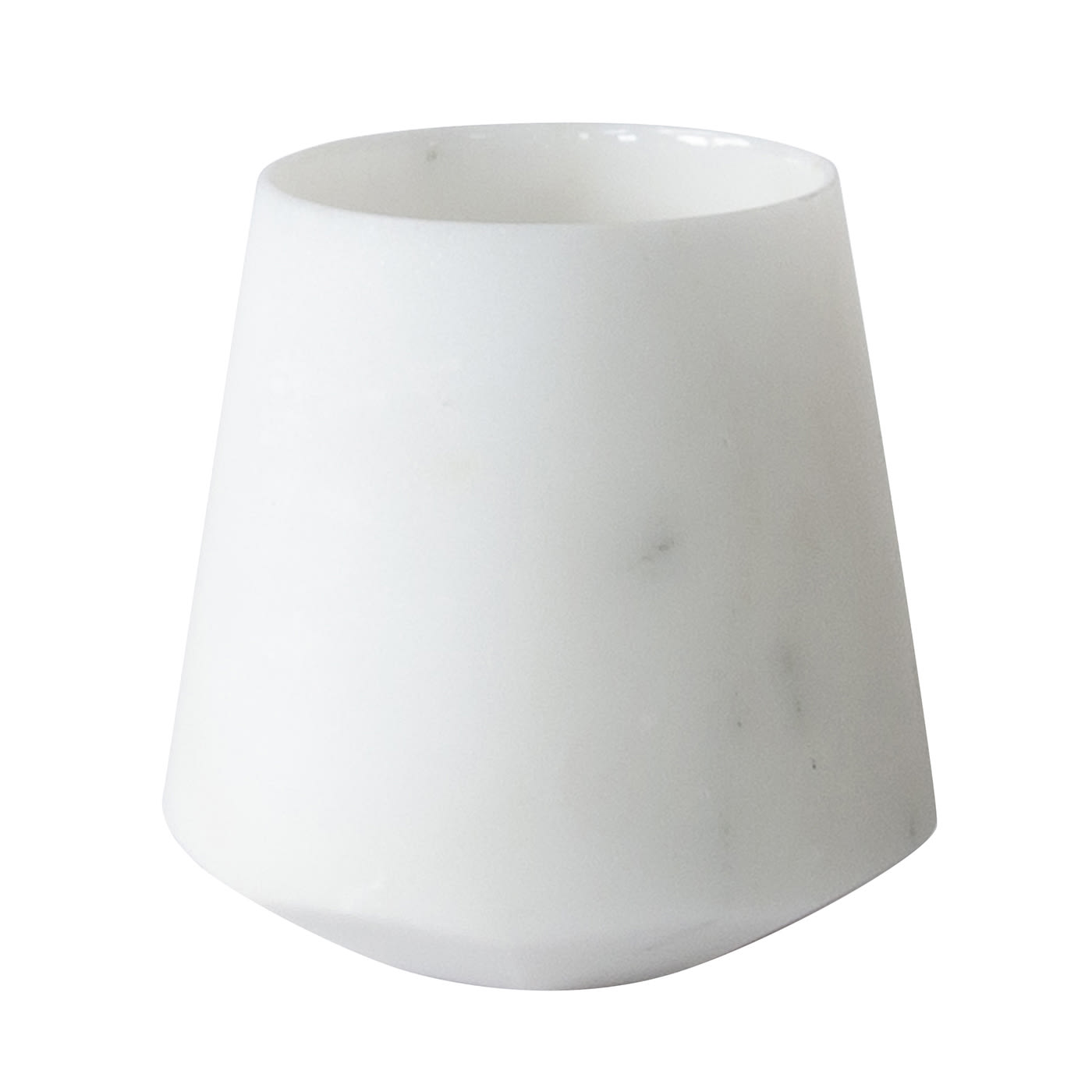 Water Glass in white Carrara marble - FiammettaV Home Collection