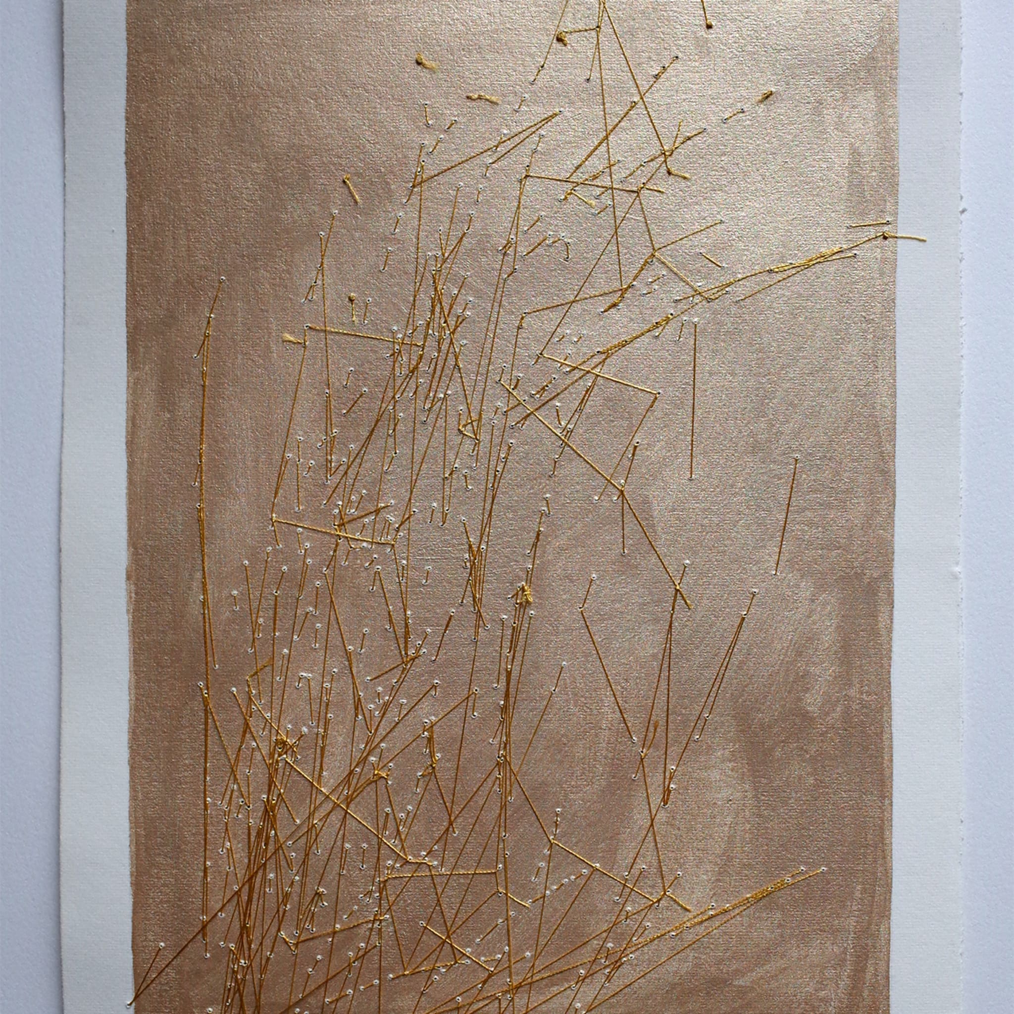 Cenere E Oro Gemälde auf Papier - Alternative Ansicht 2