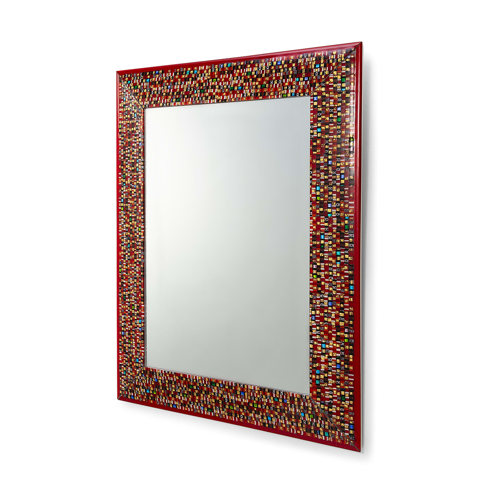 Phoenix Mosaic Framed Mirror in Murano Glass - Alternative view 1