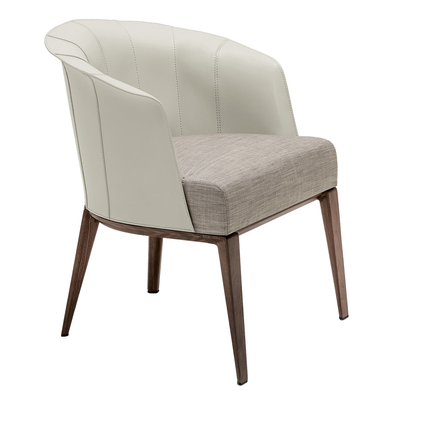 Aura Beige Armchair Giorgetti - Artemest