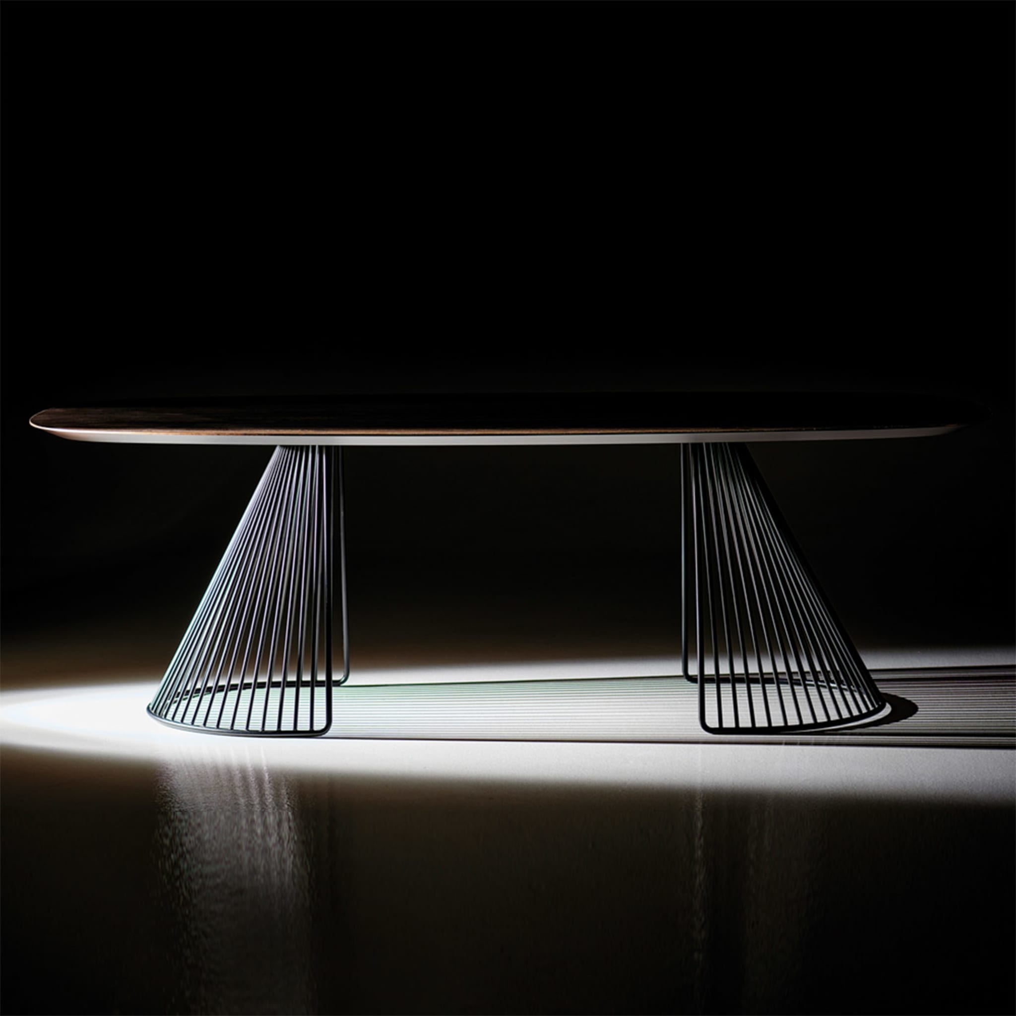 Table rectangulaire Grid Canadian Durmast par Ciani Design - Vue alternative 3