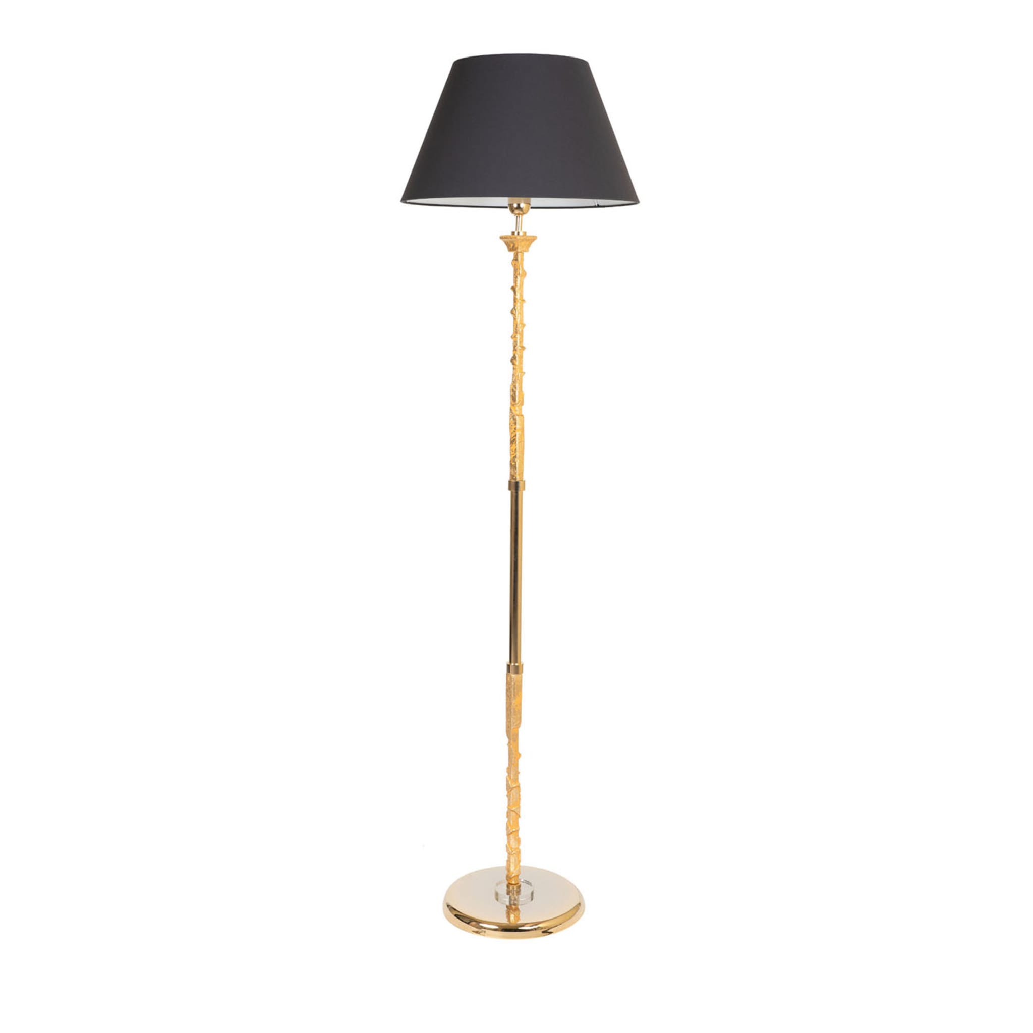 Lámpara de pie antracita-gris dorado - Vista principal