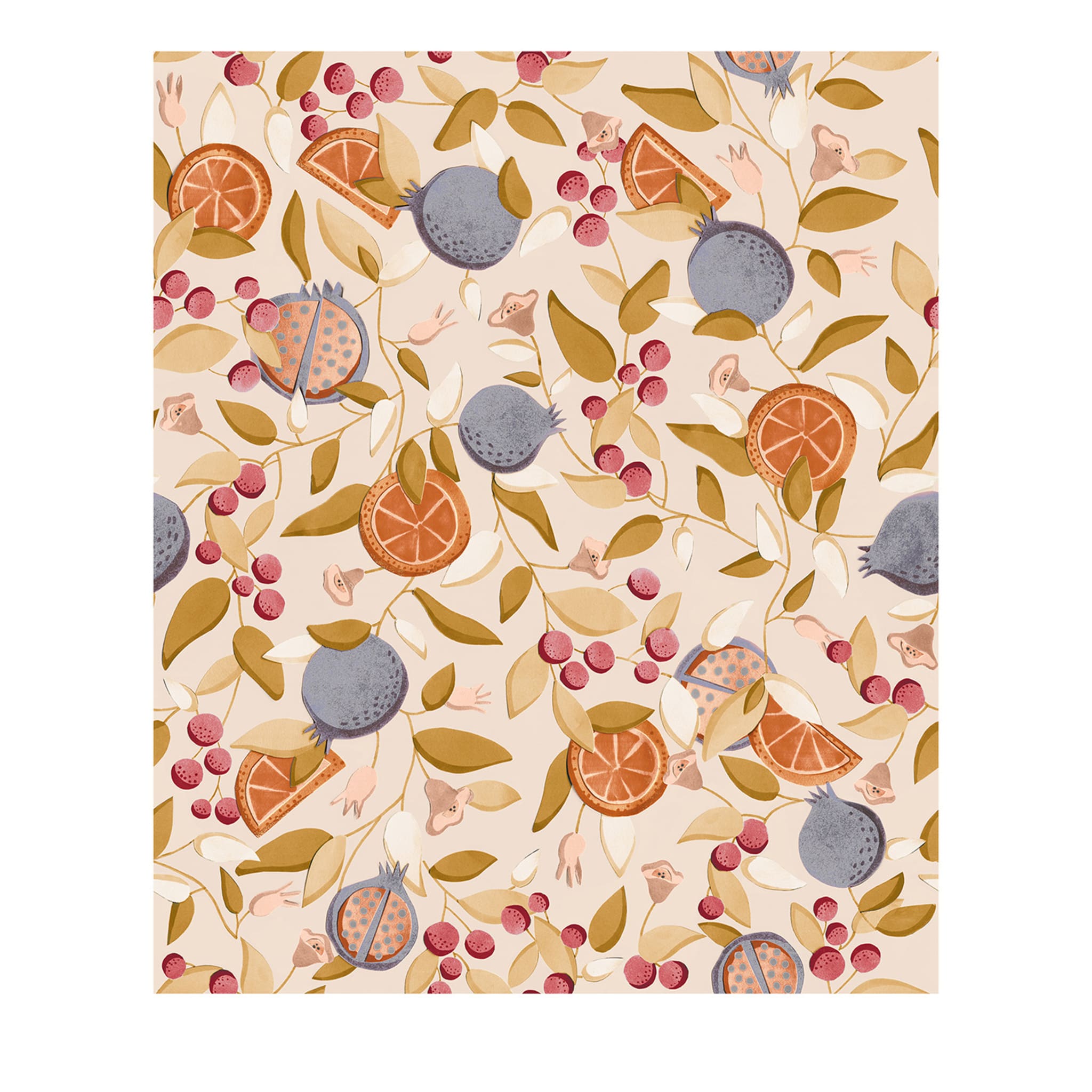 Flora Almond Malagranatum Wallpaper - Main view