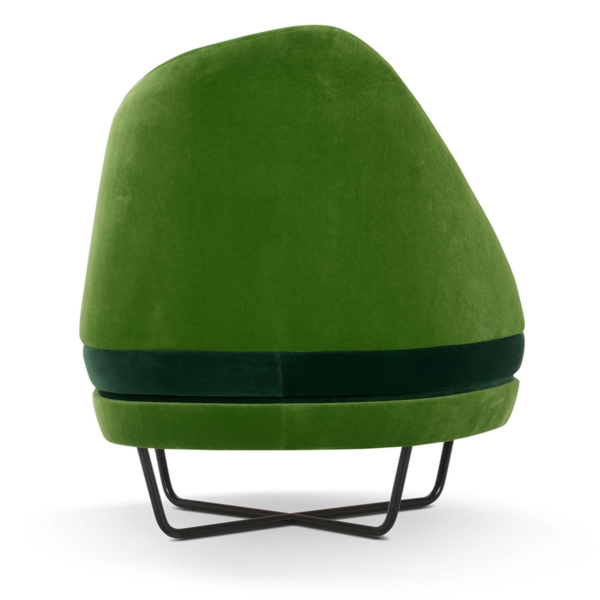 Bixib Green Armchair by Luca Alessandrini - Alternative view 2