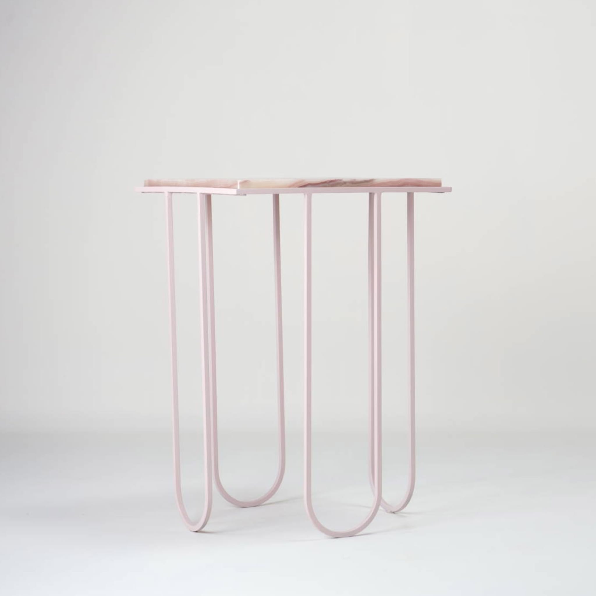 LoLa Pink Onyx Side Table - Alternative view 3