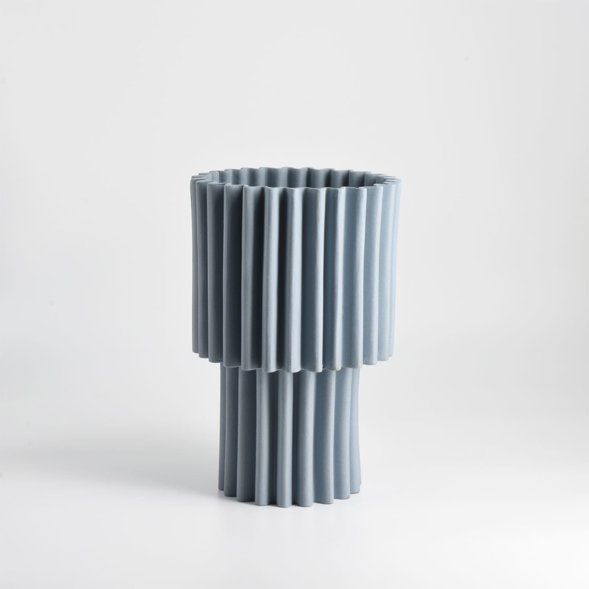 Le Torri Albero Medium Cerulean-Blue Vase - Alternative view 1
