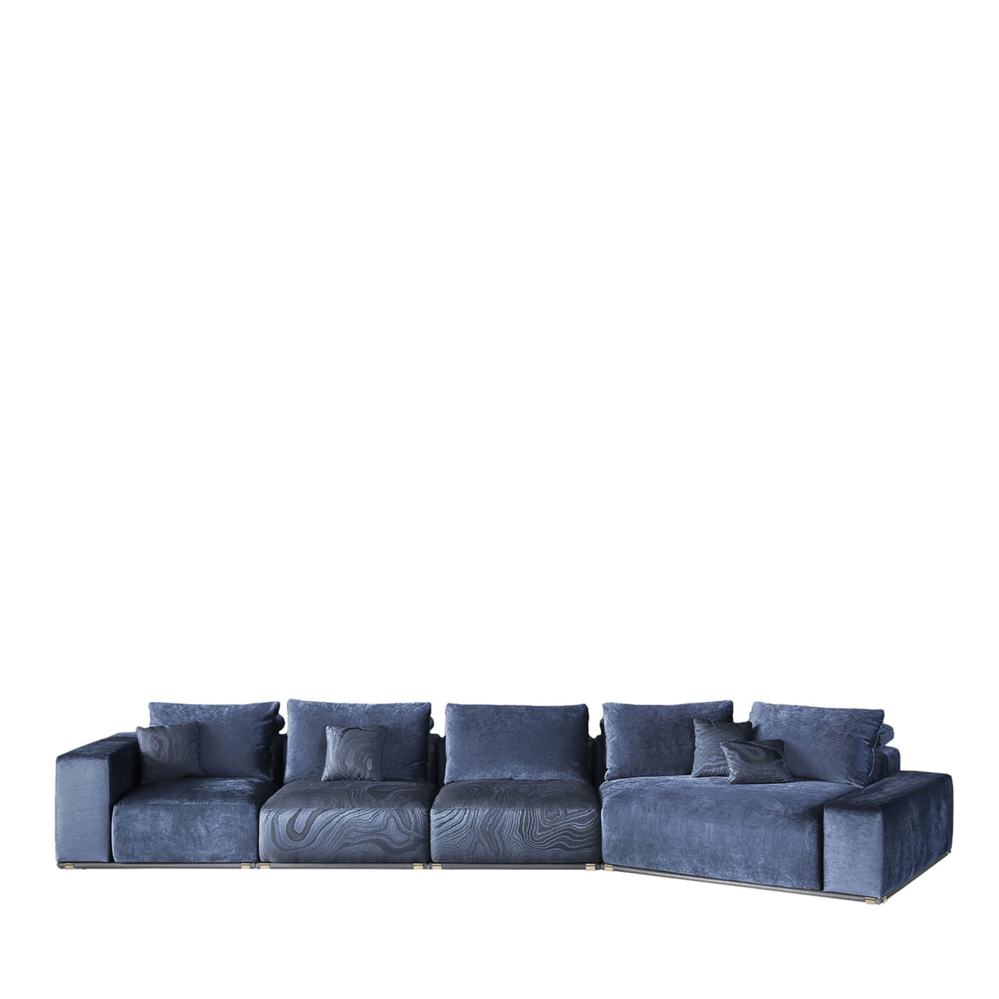 Zeno Modular Blue Sofa #2 - Main view