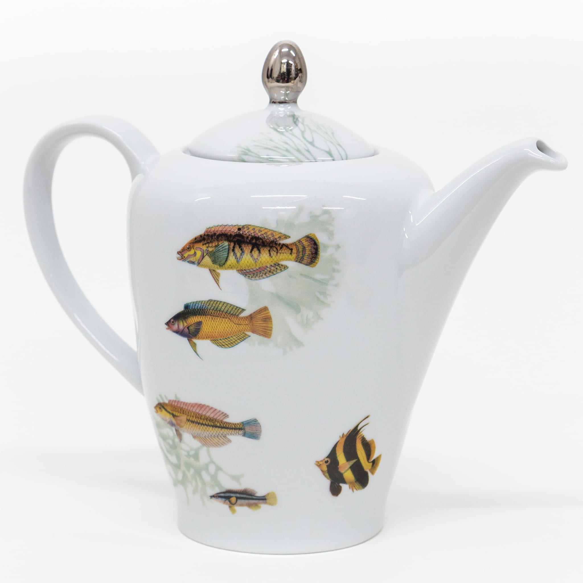 Amami Porcelain Tea Set With Tropical Fish - Alternative view 2