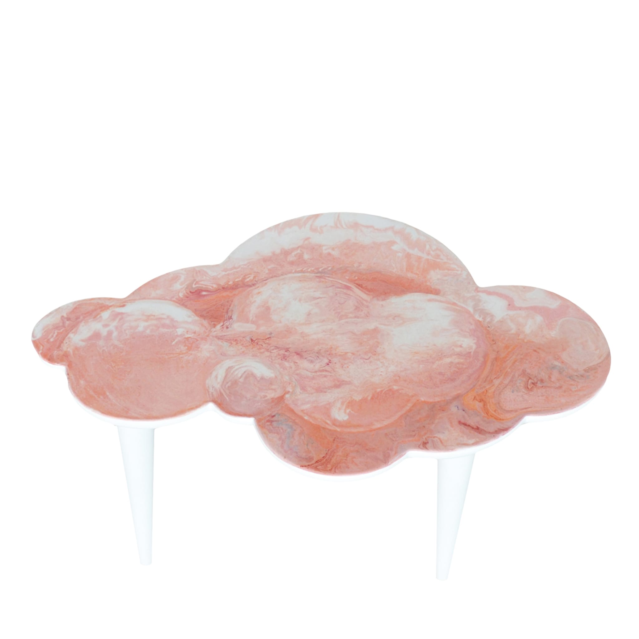 Pink Scagliola Art Side Table - Main view