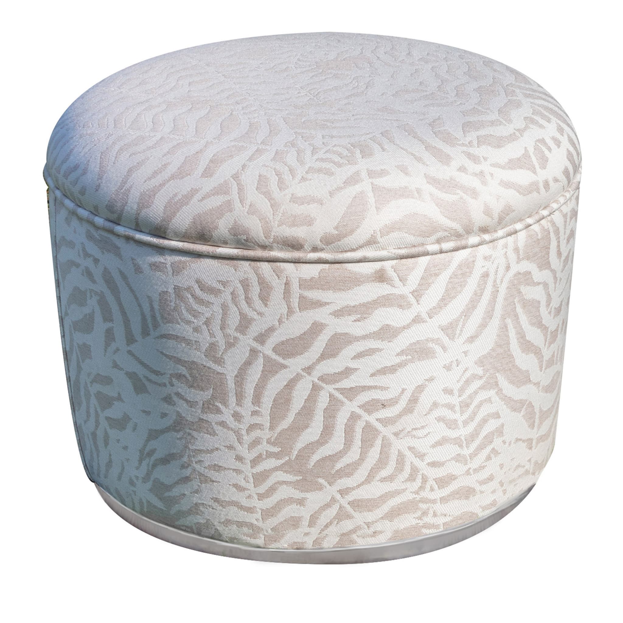 Ethos Nature Patterned Pouf - Main view