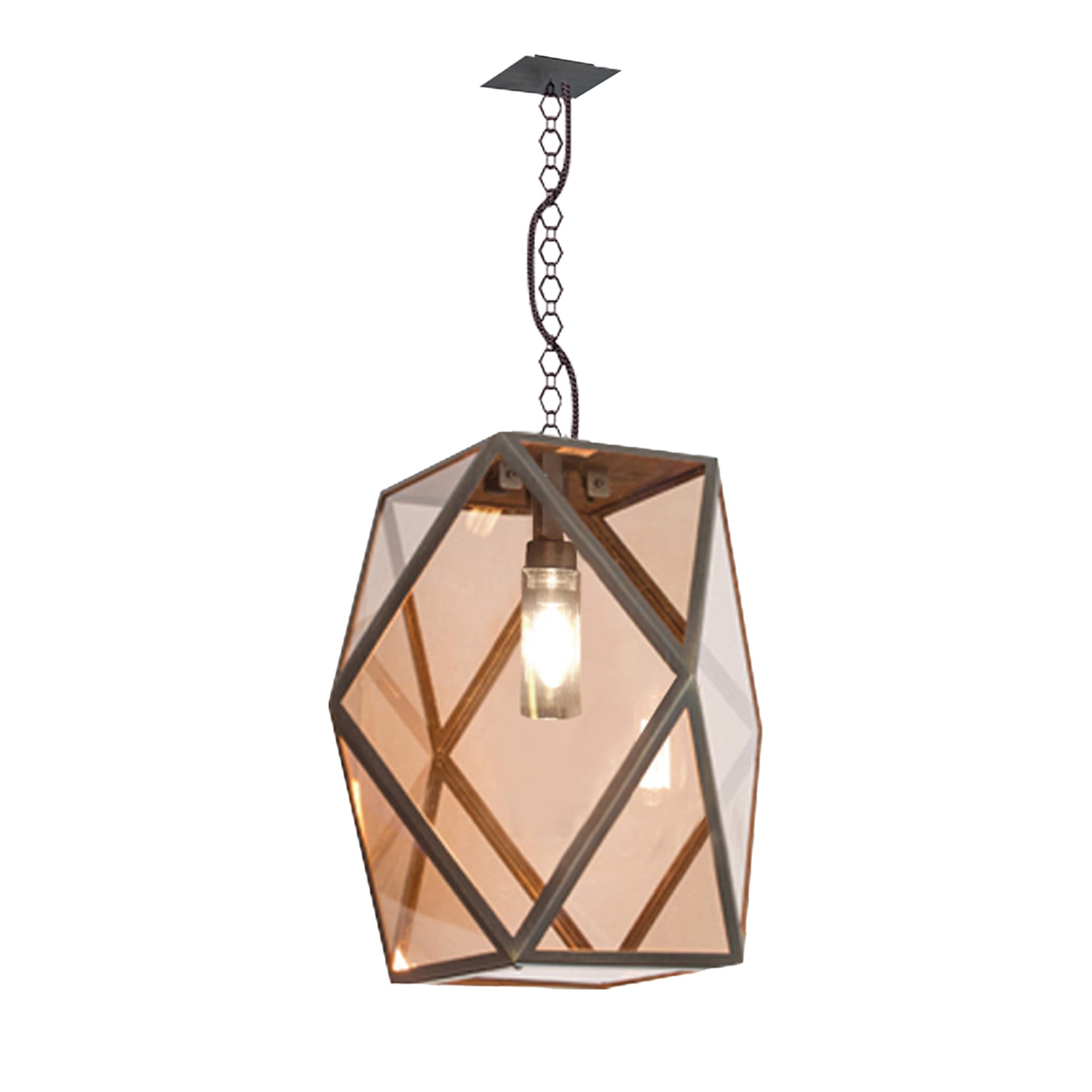 Muse Medium Bronze Outdoor Pendant Lamp by Tristan Auer - Main view