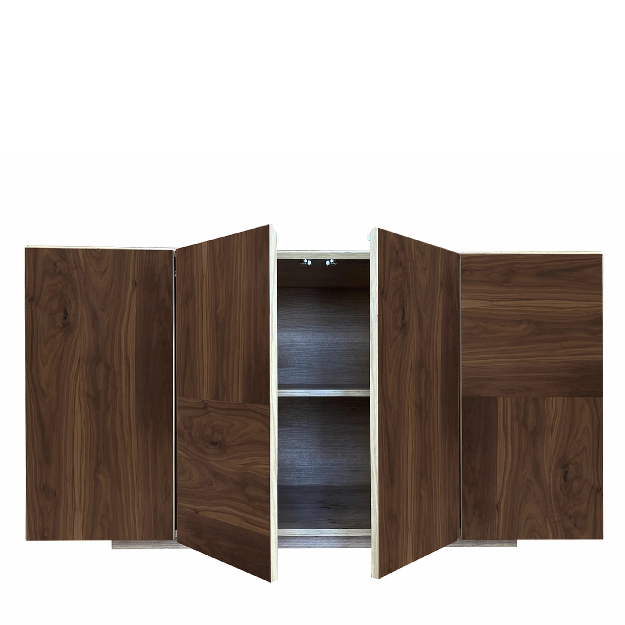 Boccadarno Uno 4-Door Walnut Sideboard by Meccani Studio - Alternative view 5