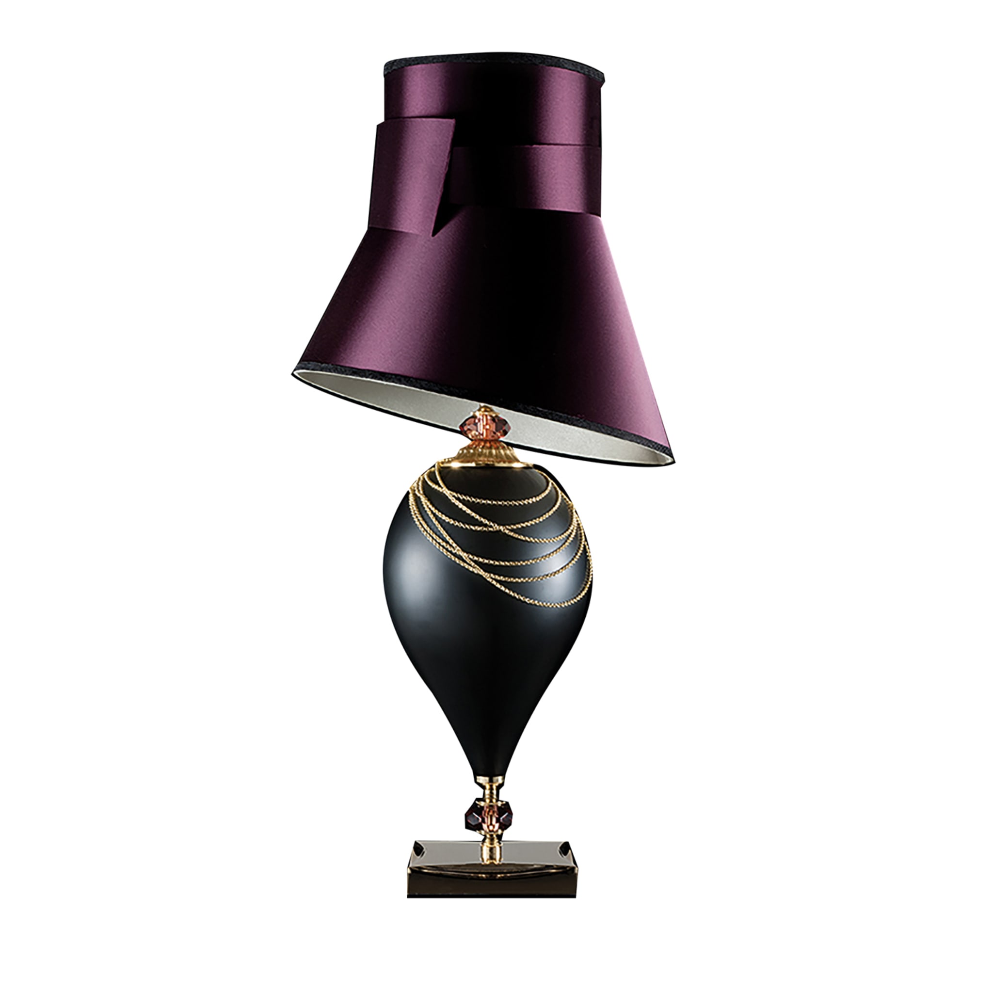 Lámpara de sobremesa de color púrpura de Vichy - Vista principal