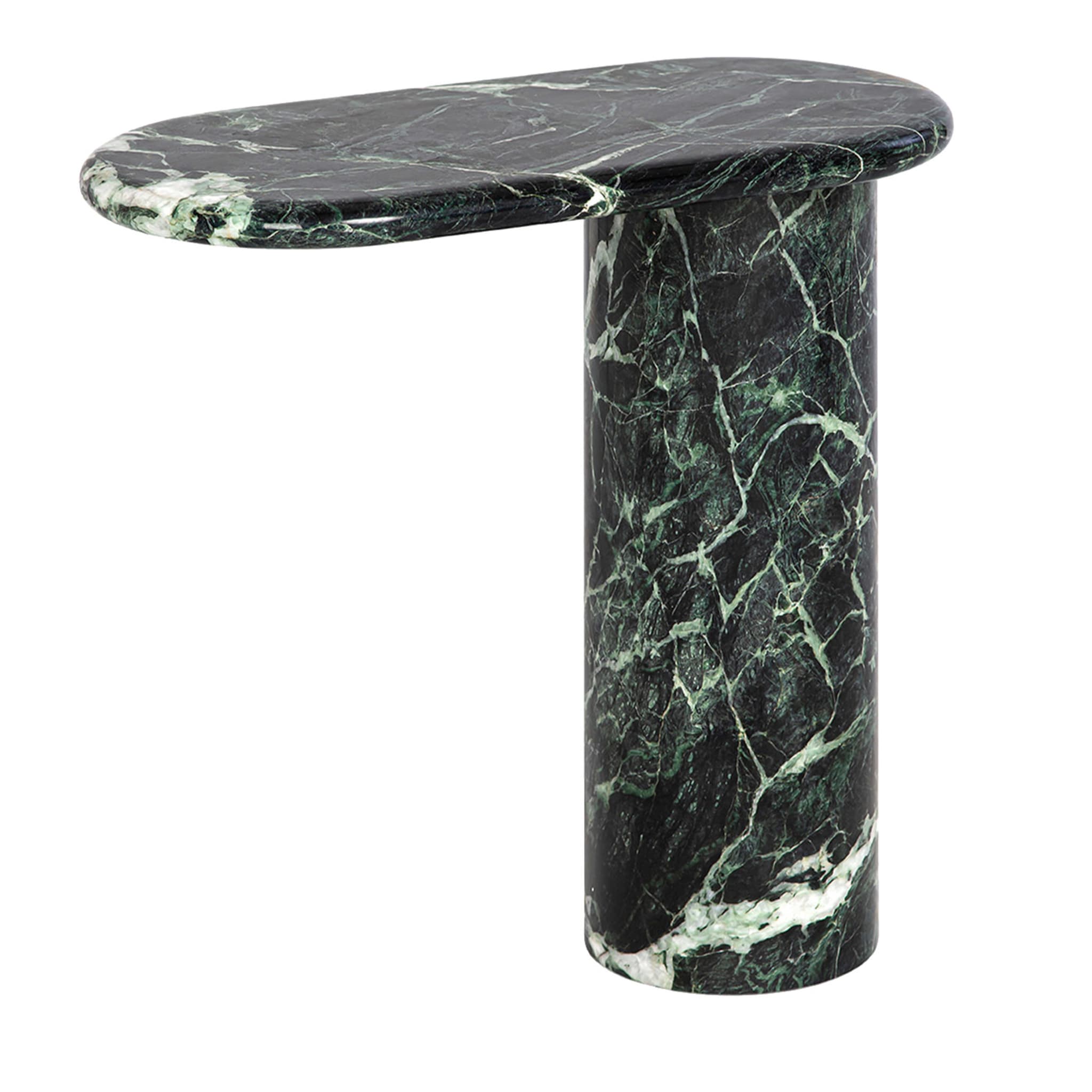 Tavolino Cantilever L Verde Alpi in marmo di Matteo Zorzenoni - Vista principale