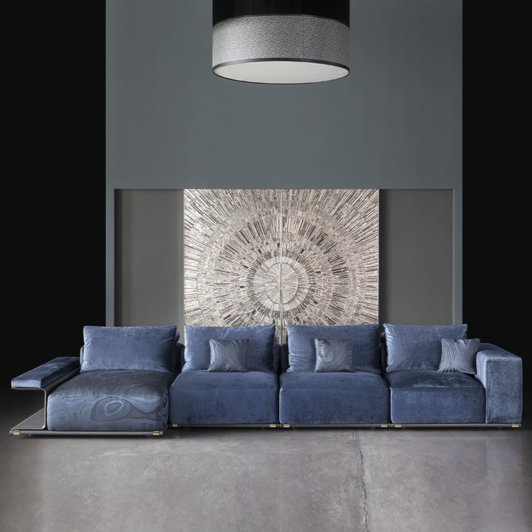 Zeno Modular Blue Sofa #1 - Alternative view 3